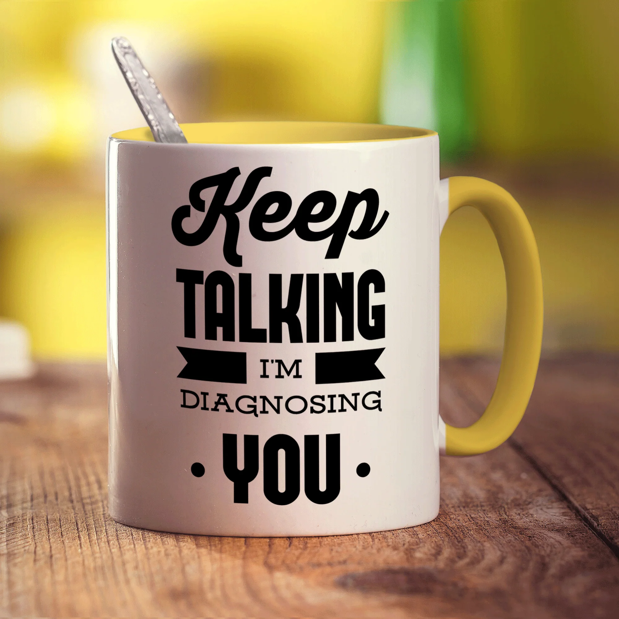 Keep Talking I'm Diagnosing You Mug - Image 5