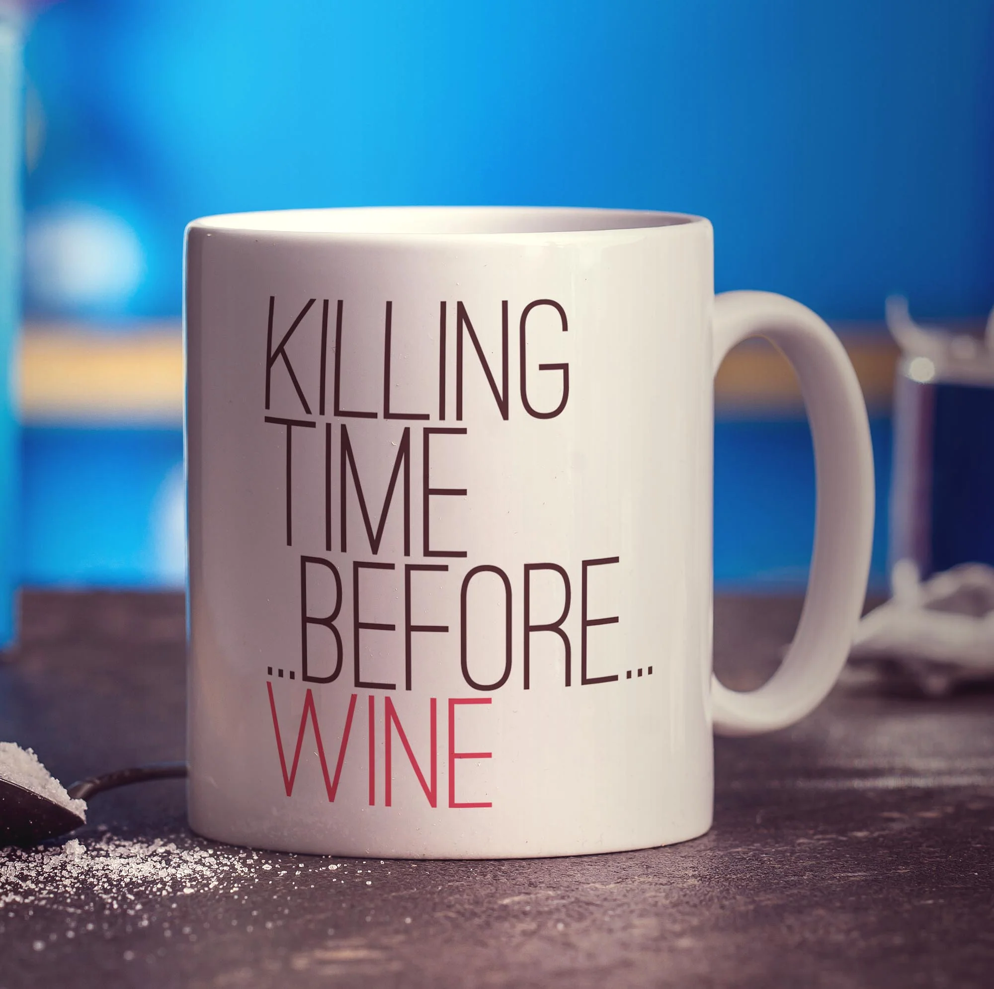 Killing Time Before Wine Mug - Image 3