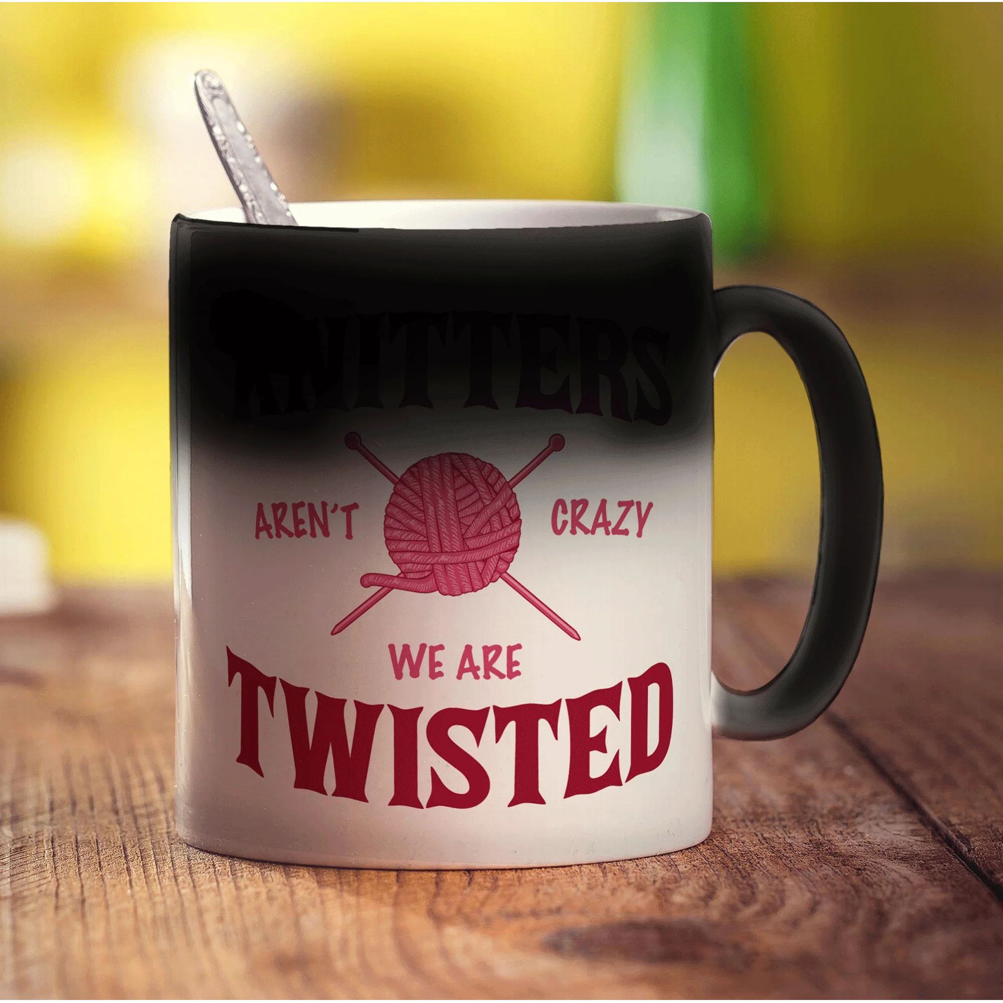 Knitter's Aren't Crazy, We're Twisted Mug - Image 6