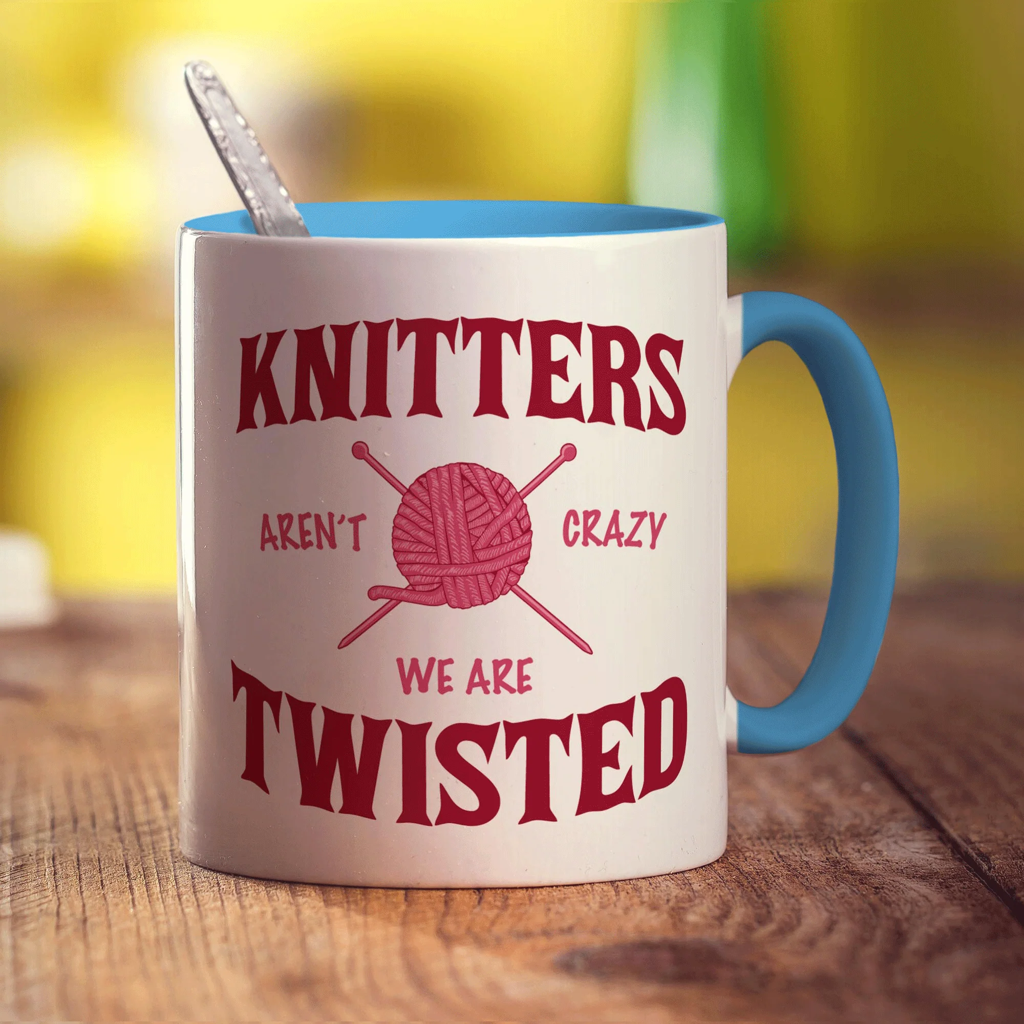 Knitter's Aren't Crazy, We're Twisted Mug - Image 8