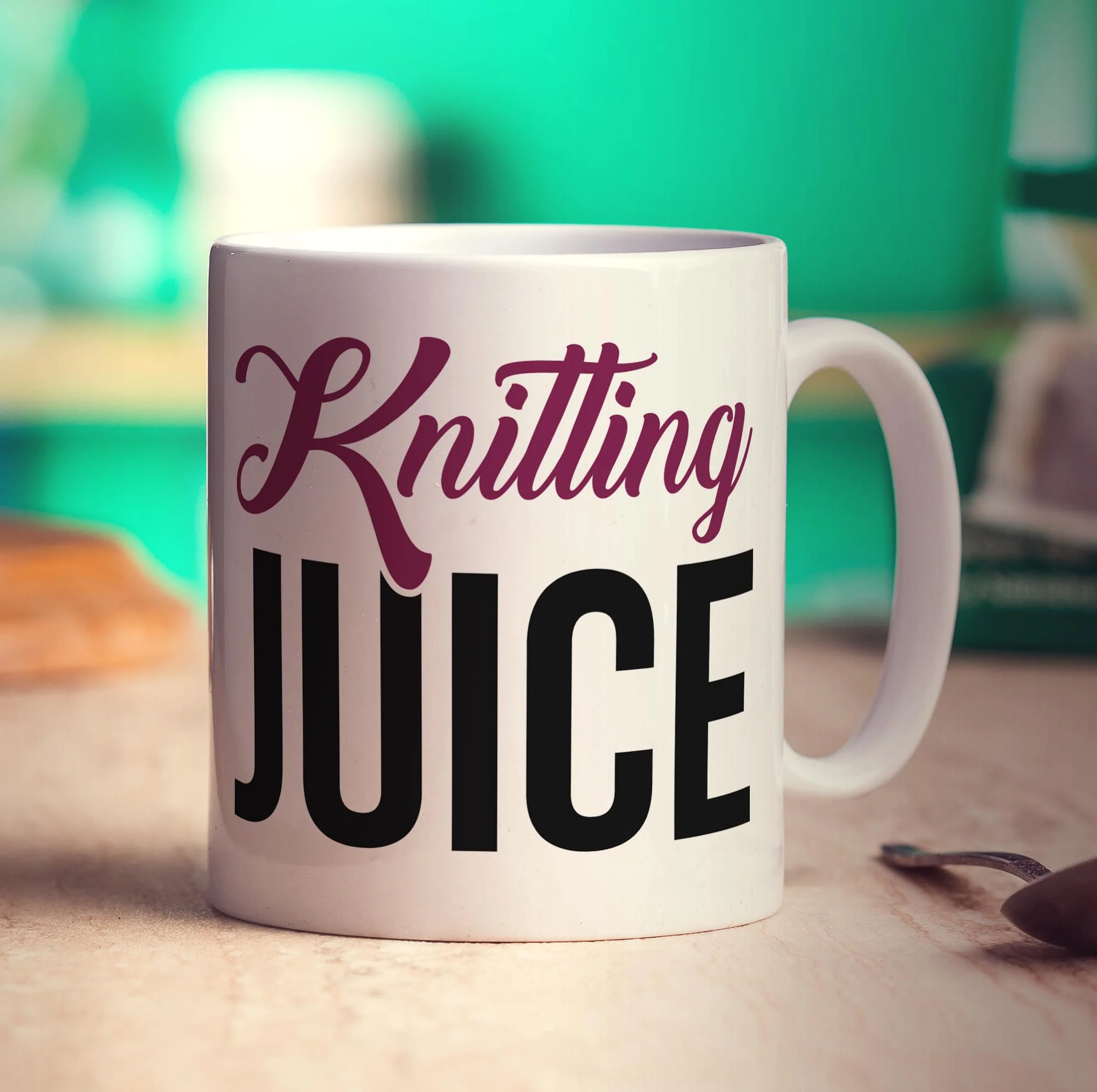 Knitting Juice Mug
