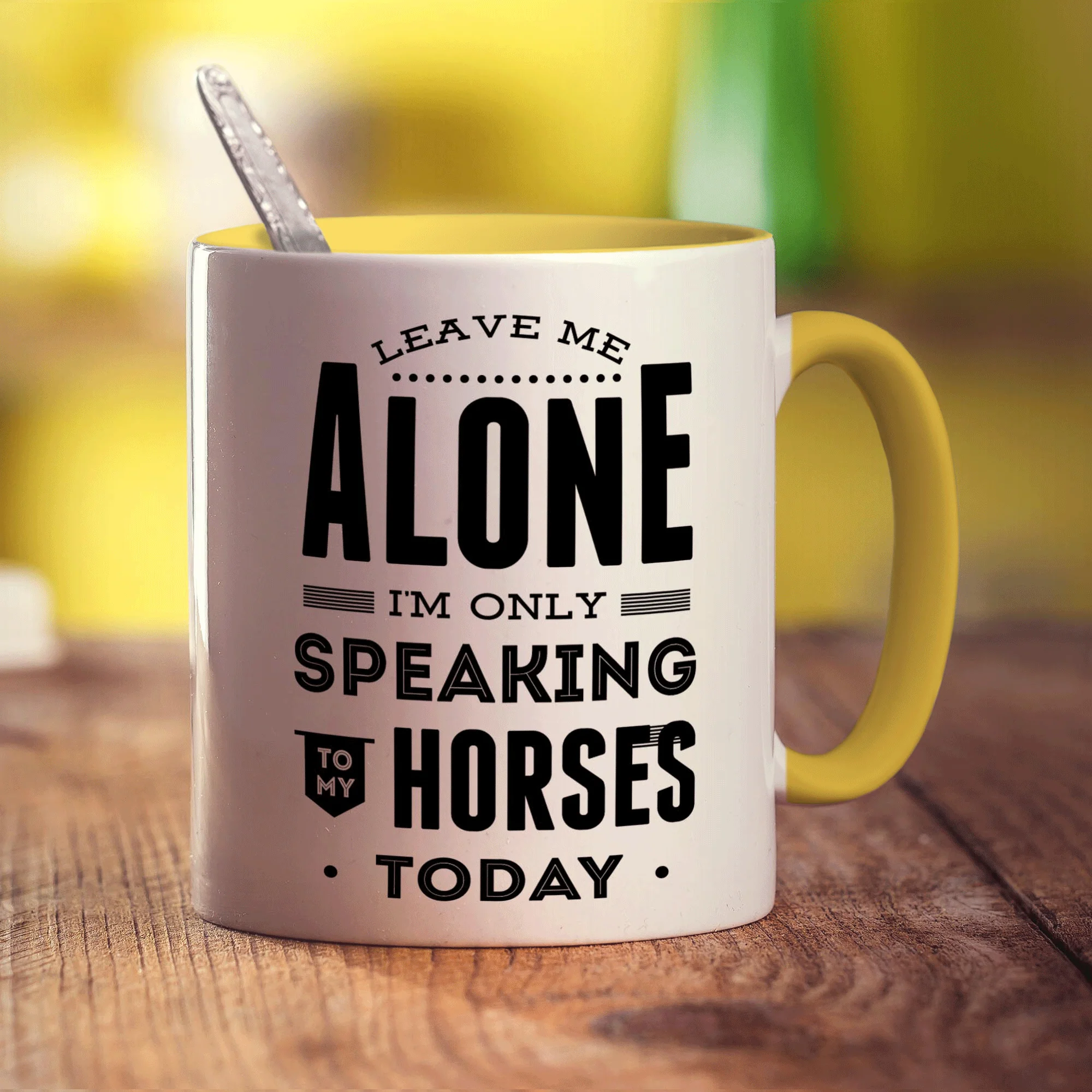 Leave Me Alone I'm Only Speaking To My Horses Today Mug - Image 5