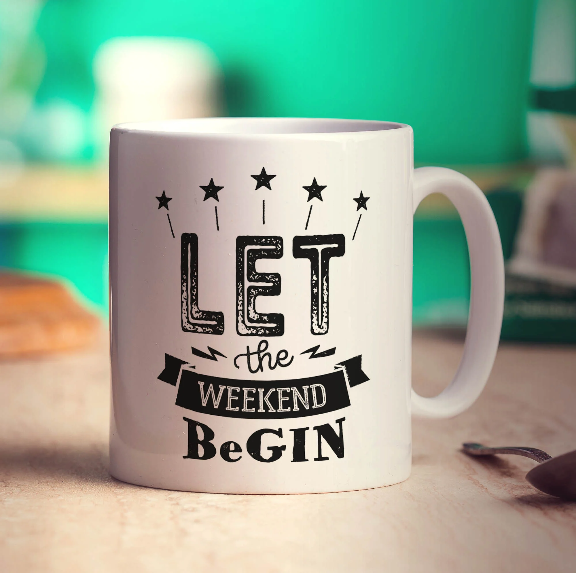 Let The Weekend BeGin Mug - Image 3