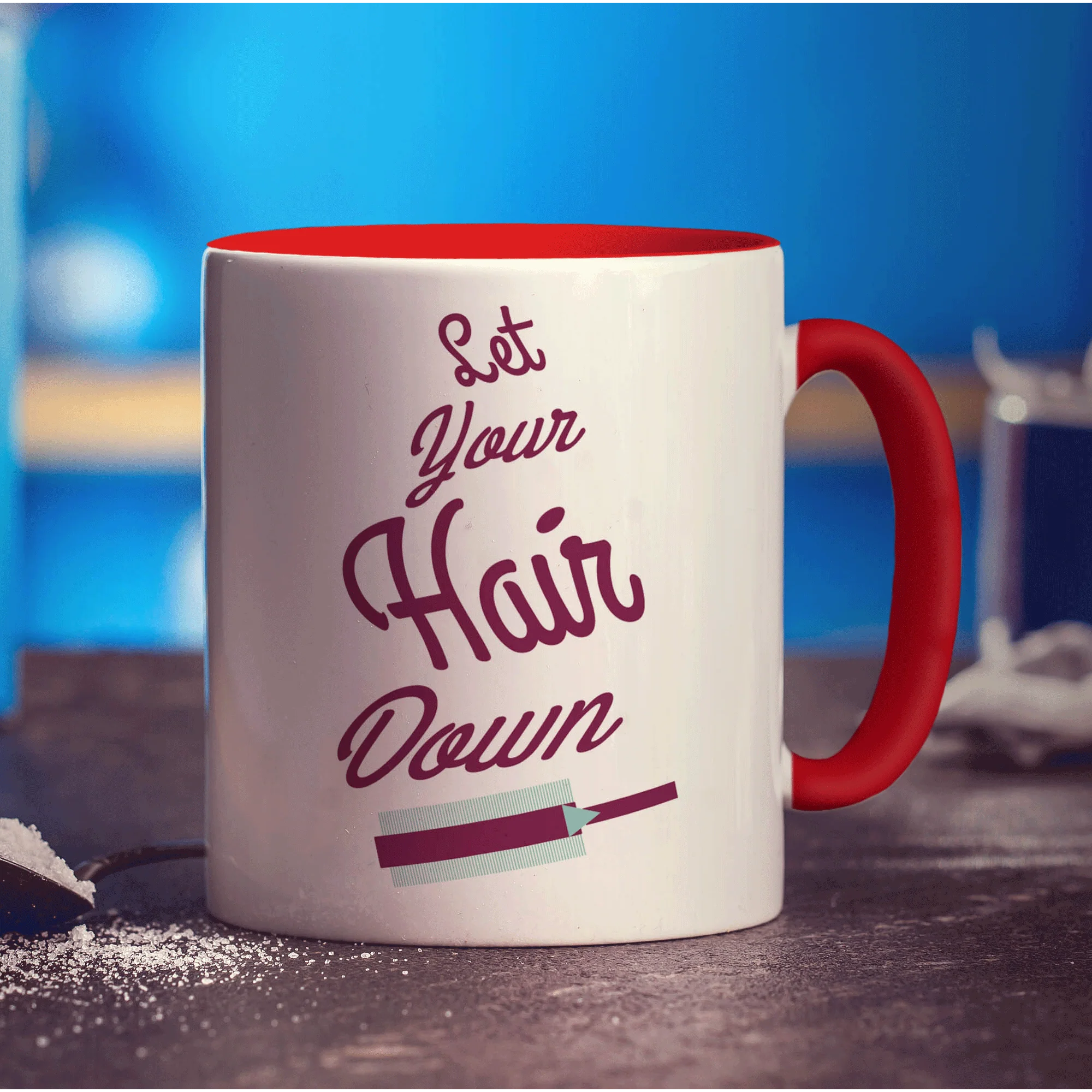 Let Your Hair Down Mug - Image 11