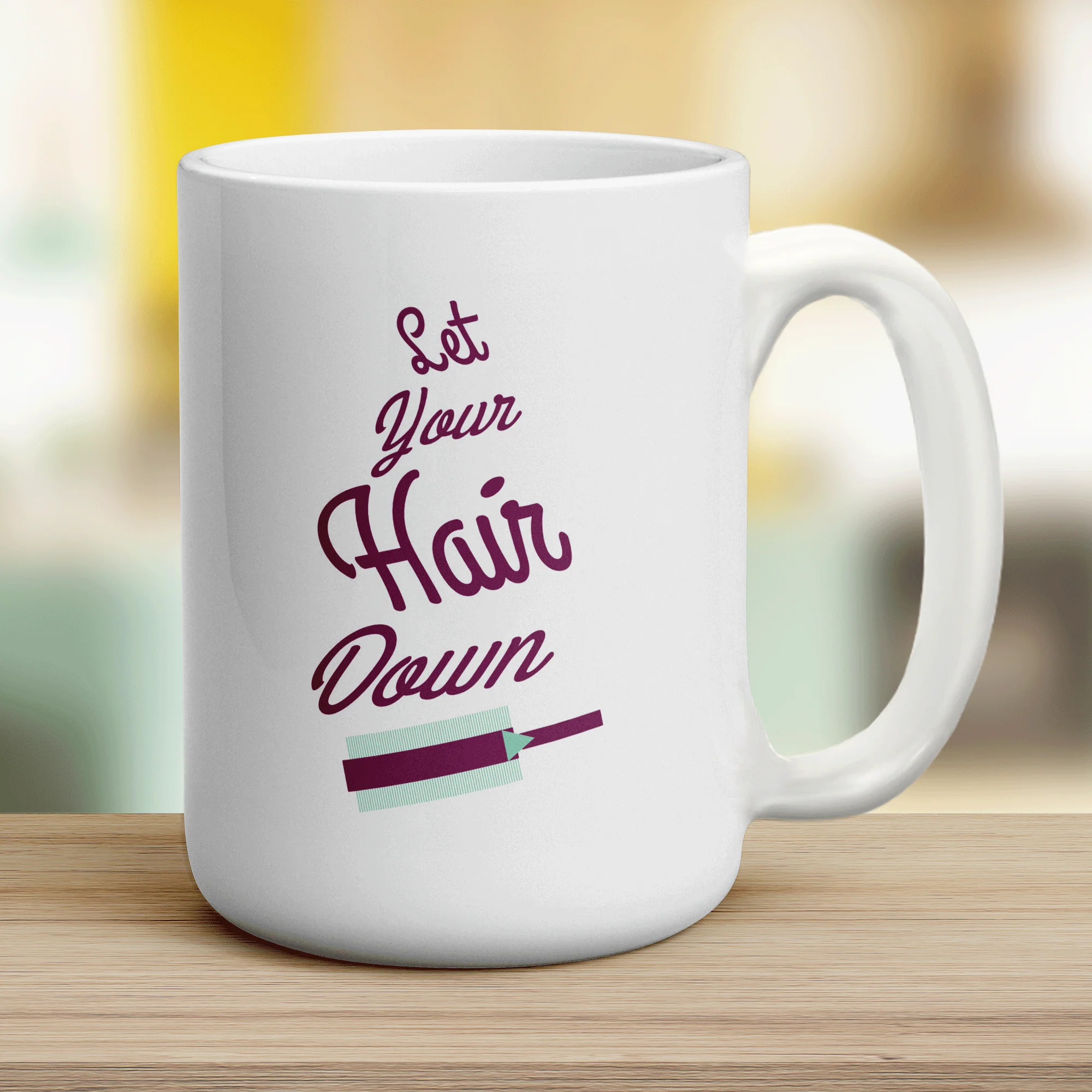 Let Your Hair Down Mug - Image 12