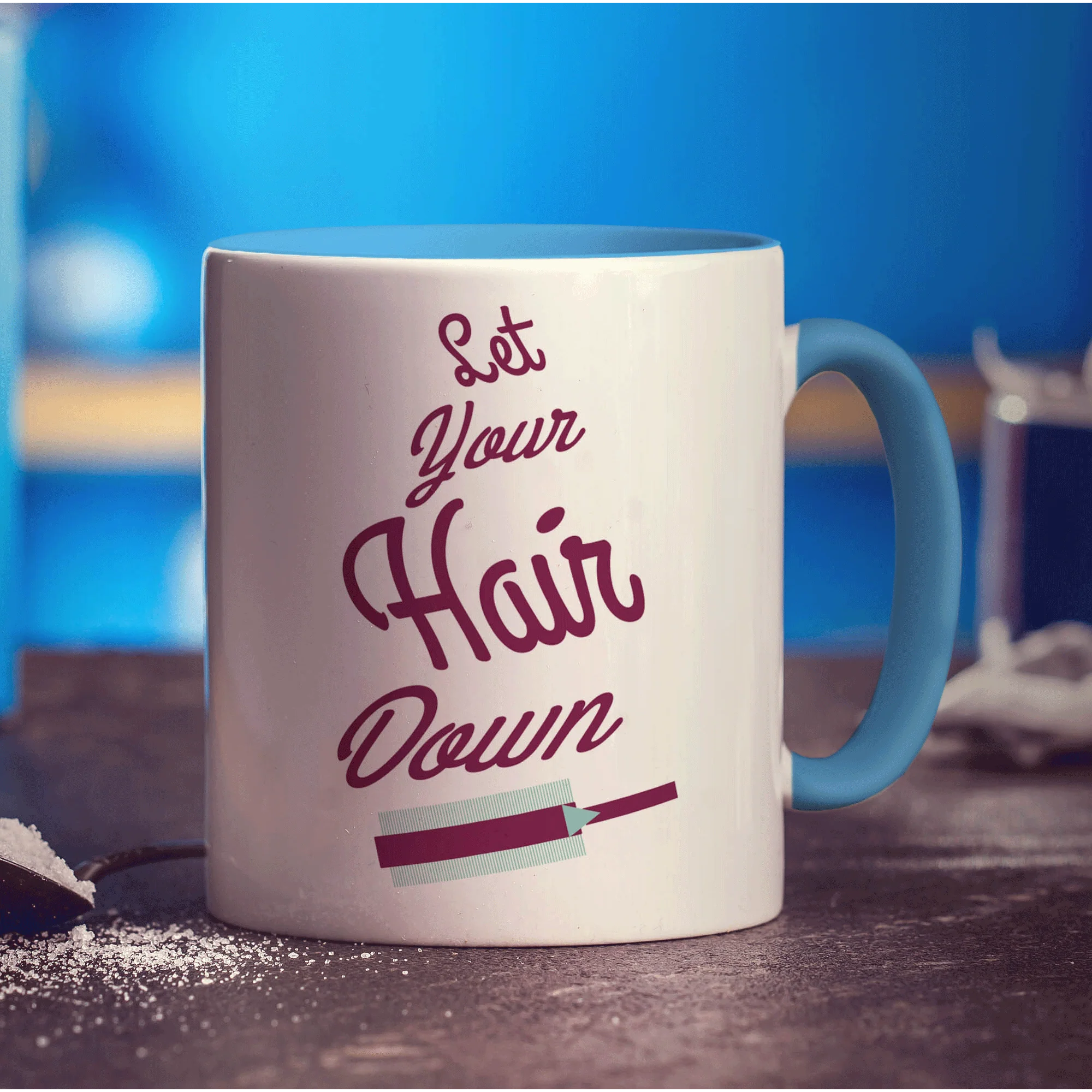 Let Your Hair Down Mug - Image 8