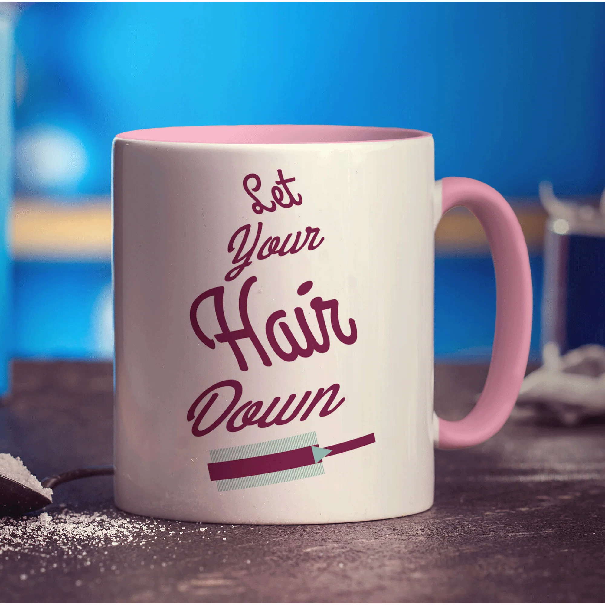 Let Your Hair Down Mug - Image 9
