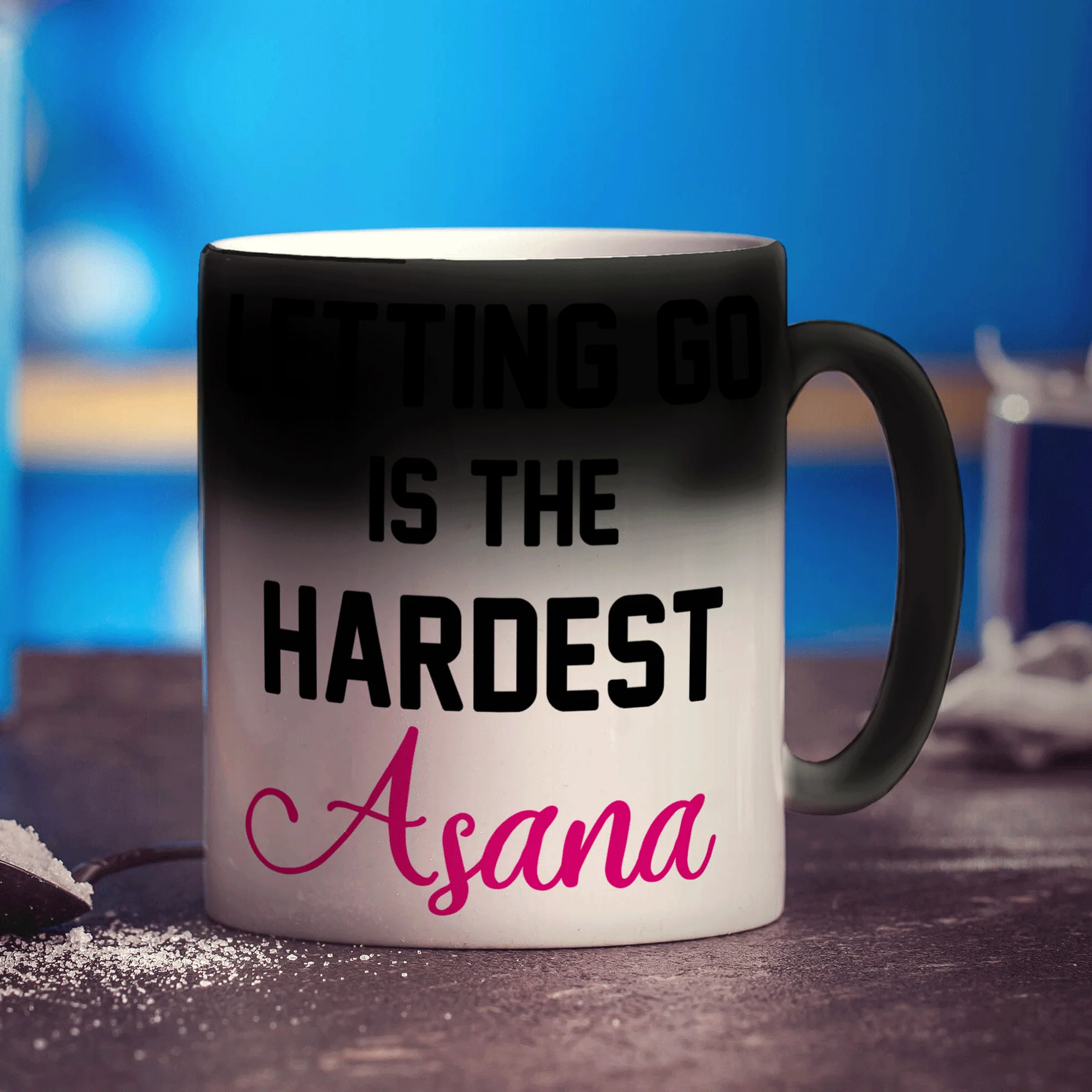 Letting Go is the Hardest Asana Mug - Image 6