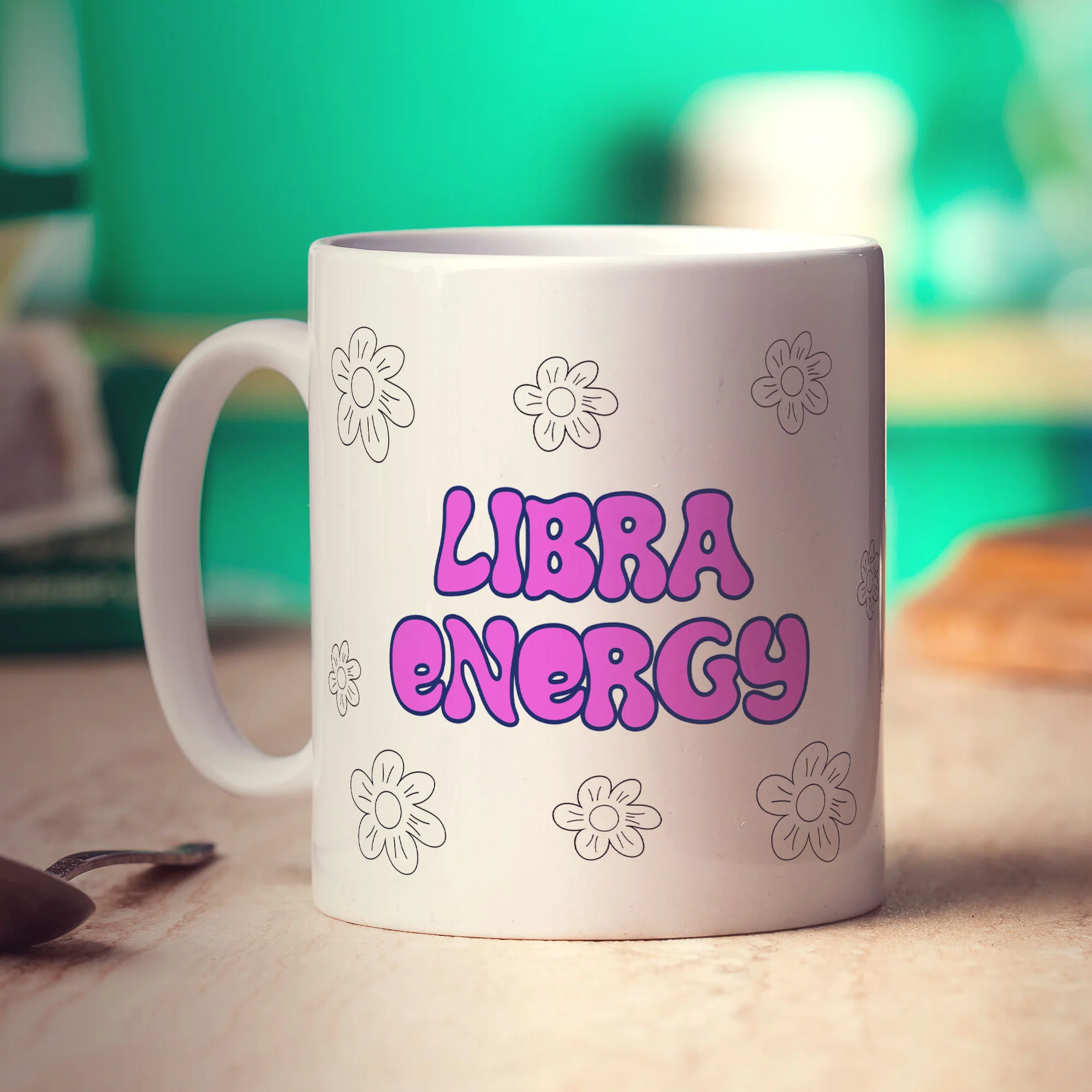 Libra Energy Star Sign Mug - Image 2