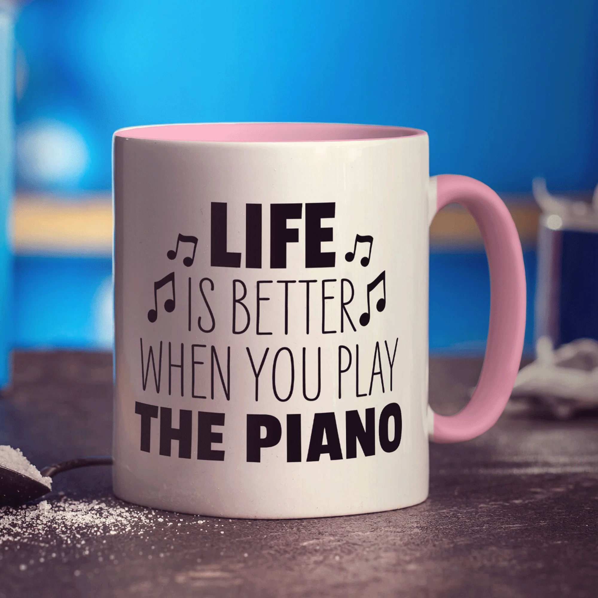 Life is Better When you Play the Piano Mug - Image 11