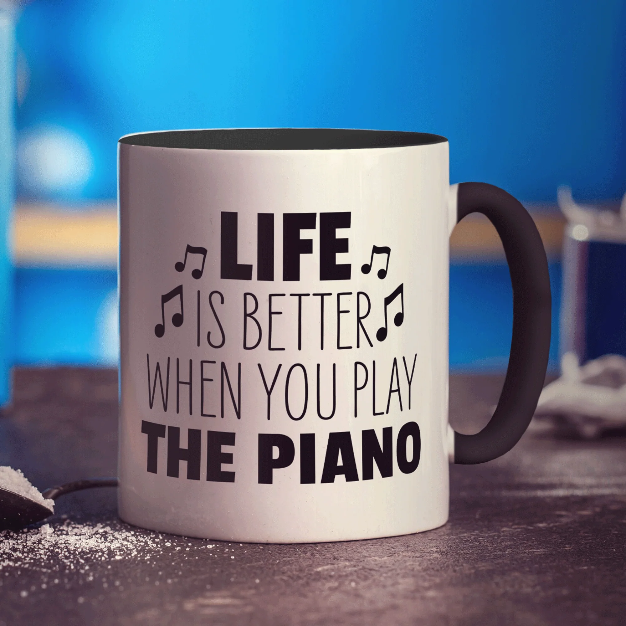 Life is Better When you Play the Piano Mug - Image 12