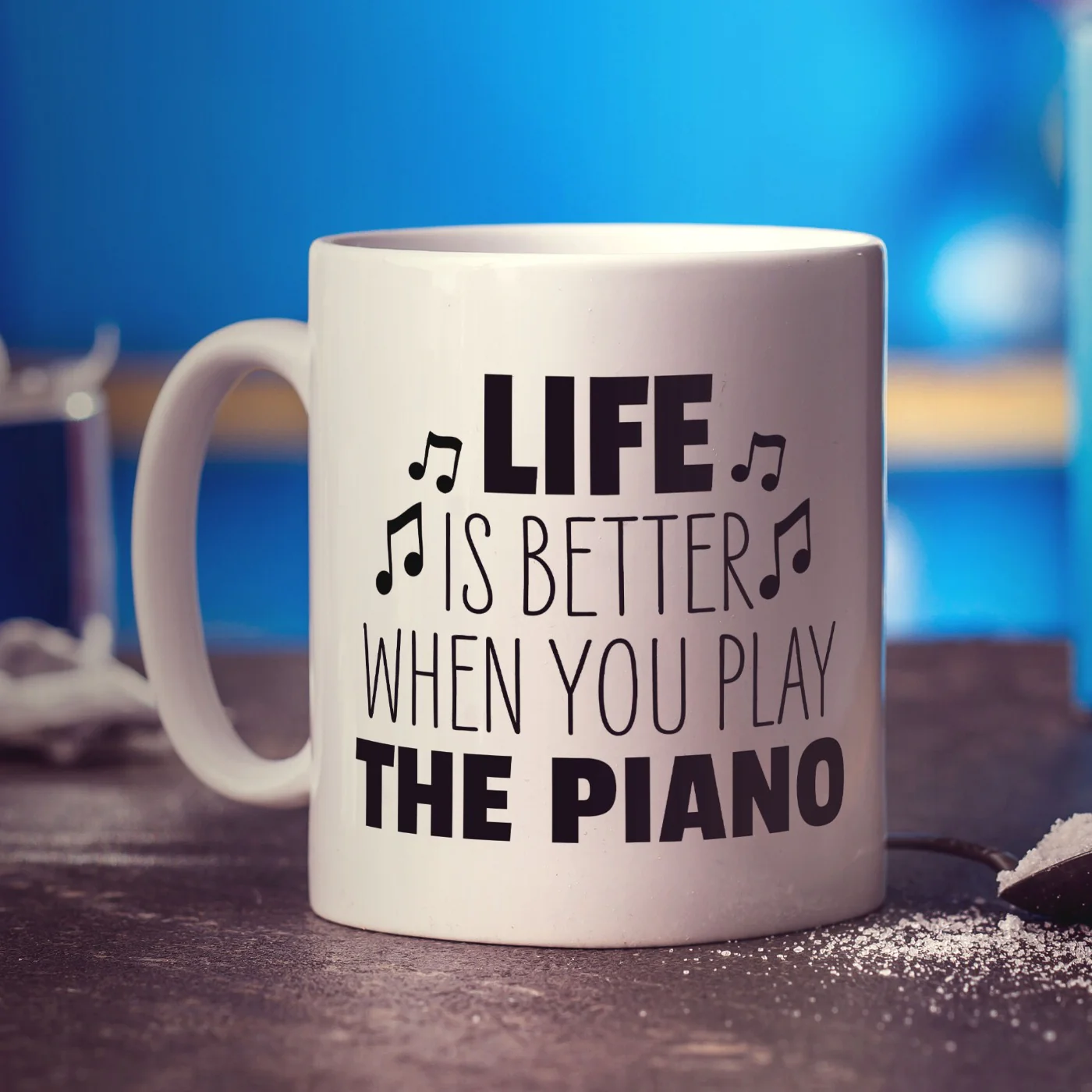 Life is Better When you Play the Piano Mug - Image 3