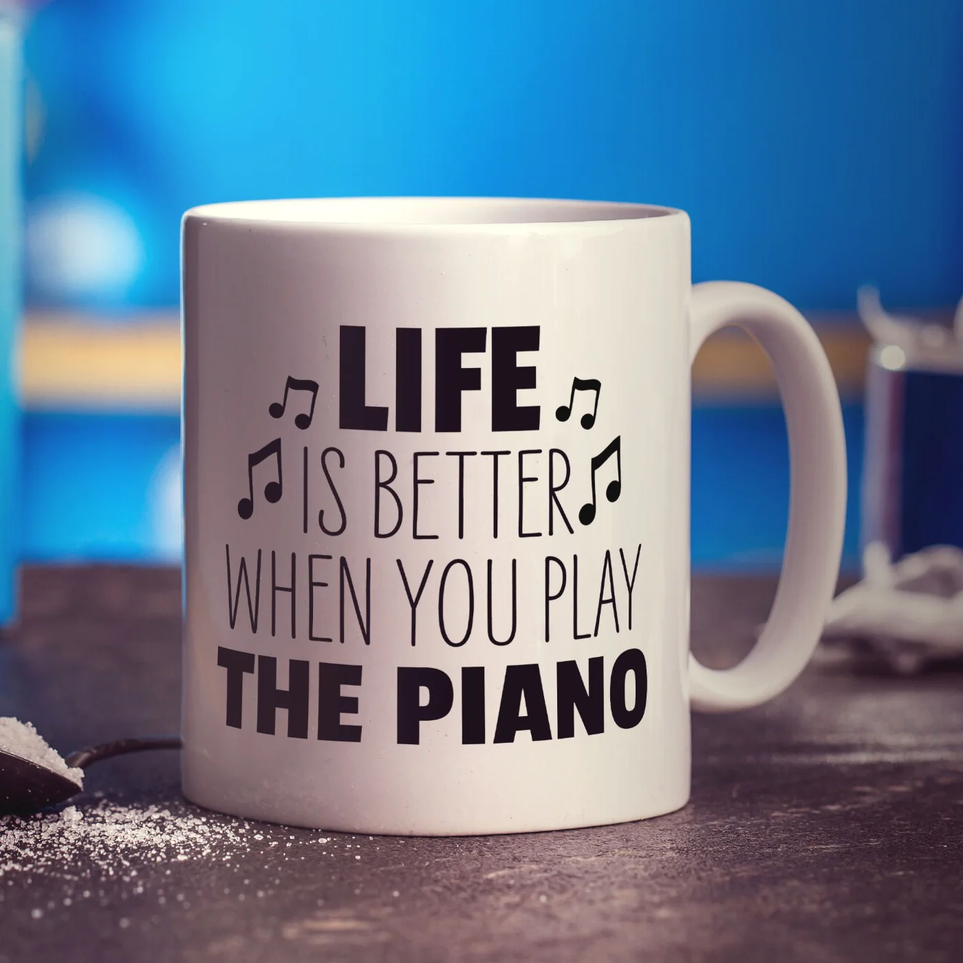 Life is Better When you Play the Piano Mug - Image 4