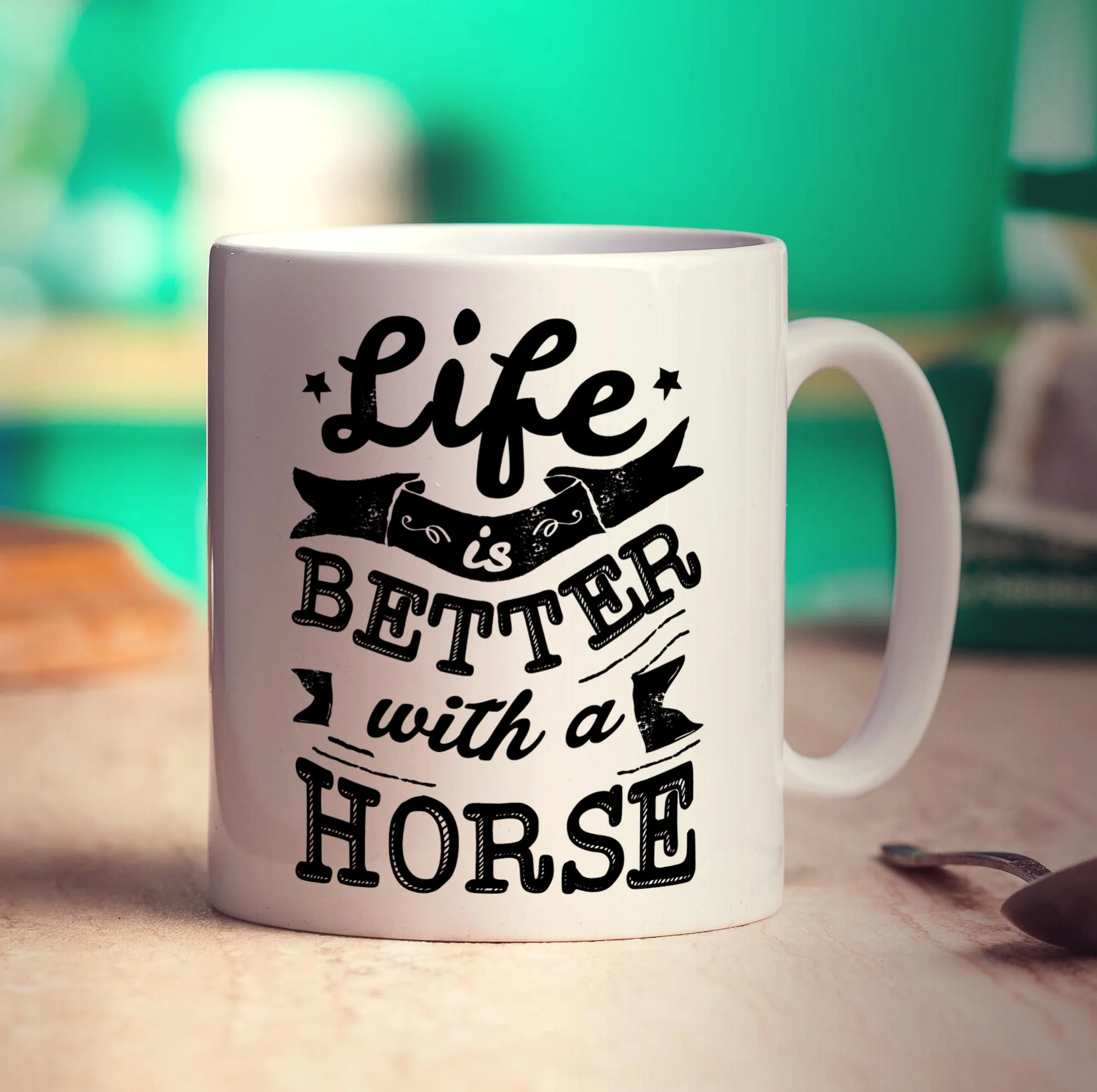 Life is Better with a Horse Mug - Image 3