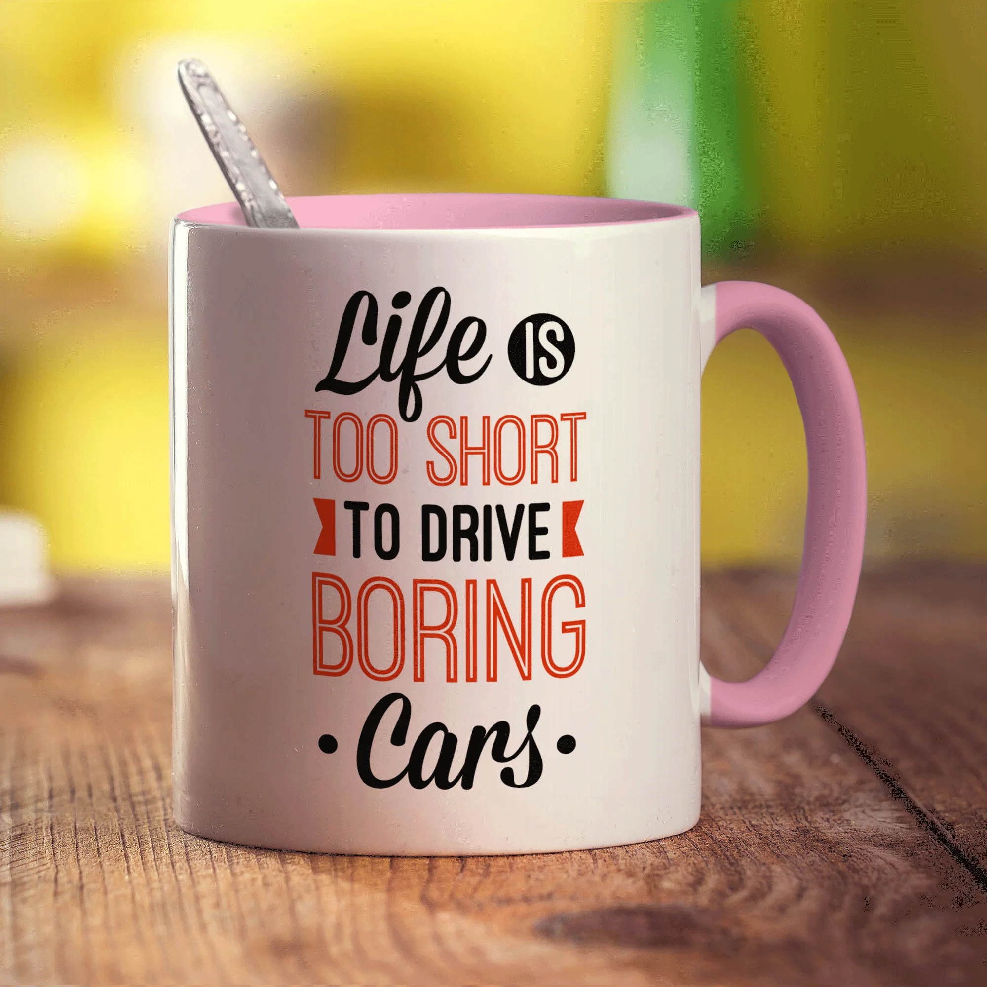Life is Too Short To Drive Boring Cars Mug - Image 9