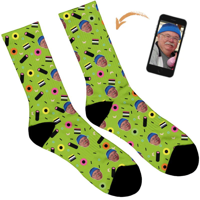 Liquorice Allsorts Personalised Socks - Image 104