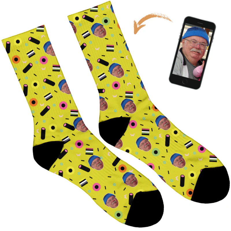 Liquorice Allsorts Personalised Socks - Image 44