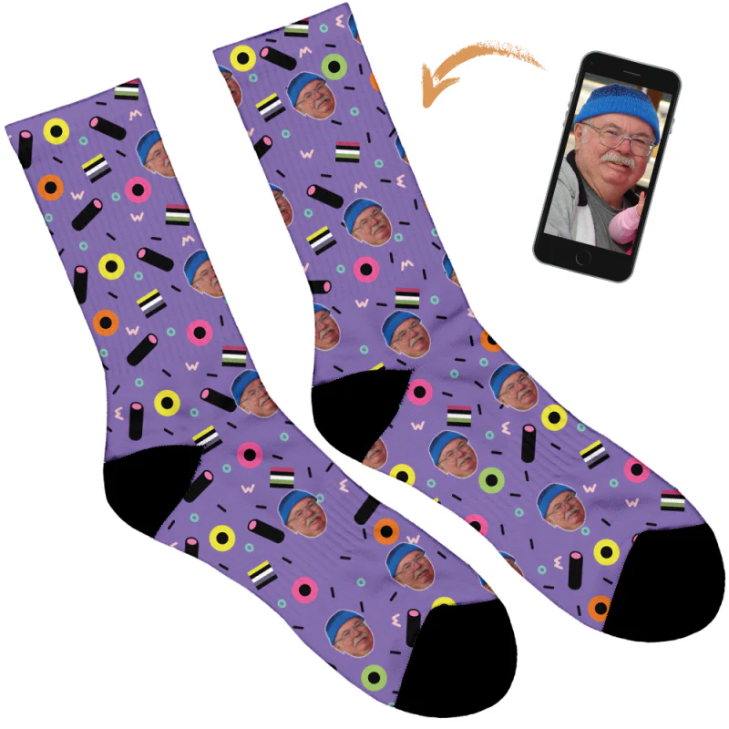 Liquorice Allsorts Personalised Socks - Image 73