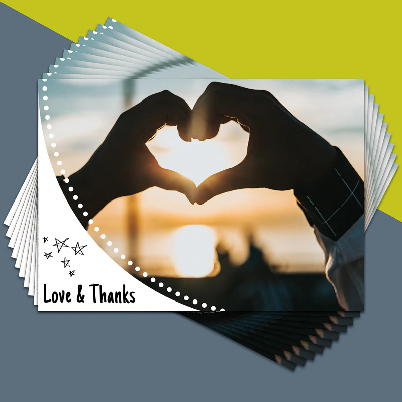 Love & Thanks Photo Card - Pack of 10 - Image 2