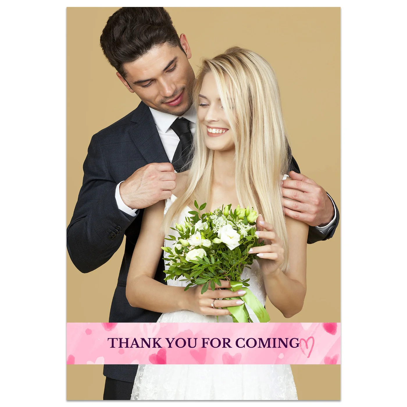 Love And Thanks Photo Personalised Card