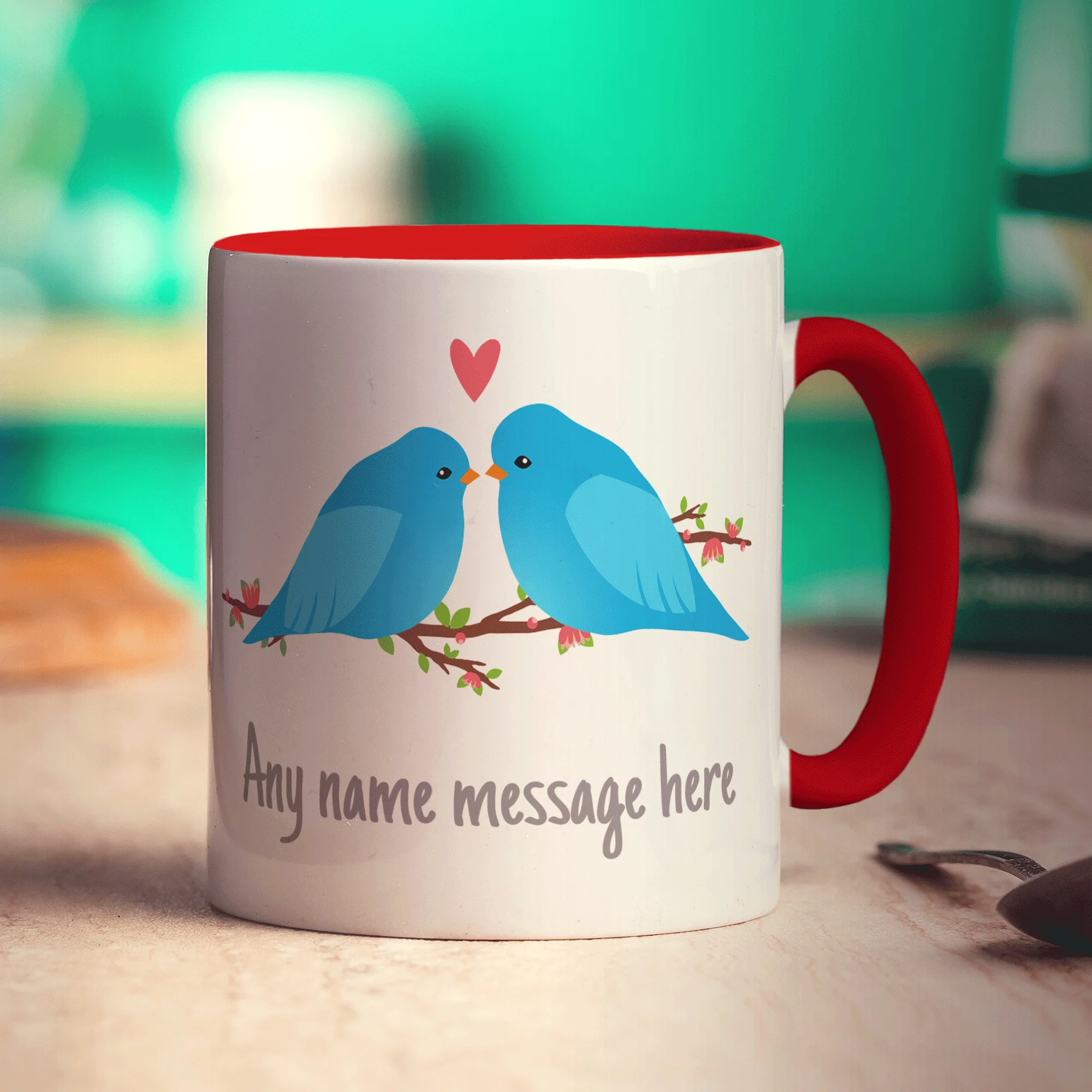 Love Birds Personalised Mug - Image 15