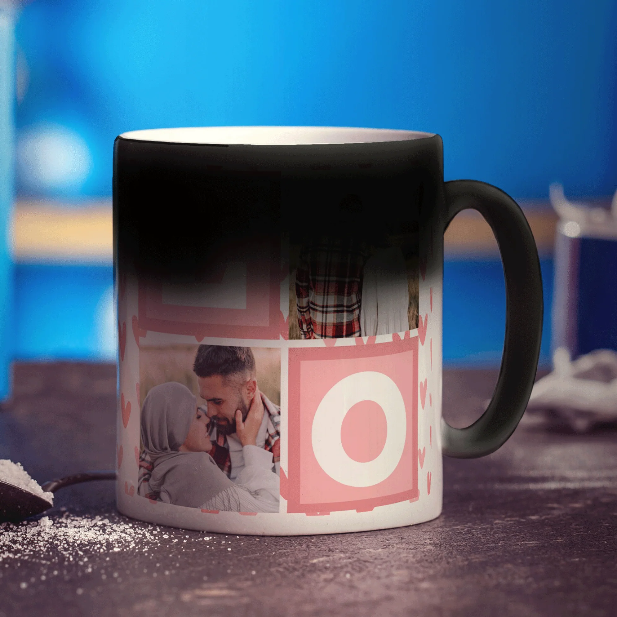 Love Letter Blocks Photo Mug - Image 6