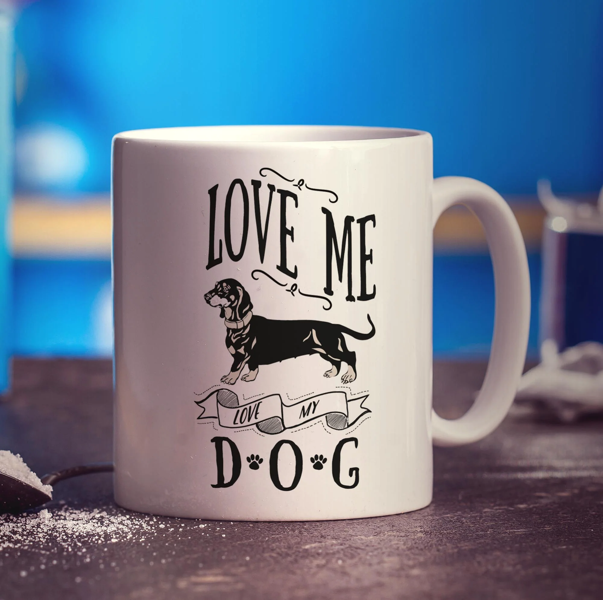 Love Me, Love My Dog Mug - Image 3