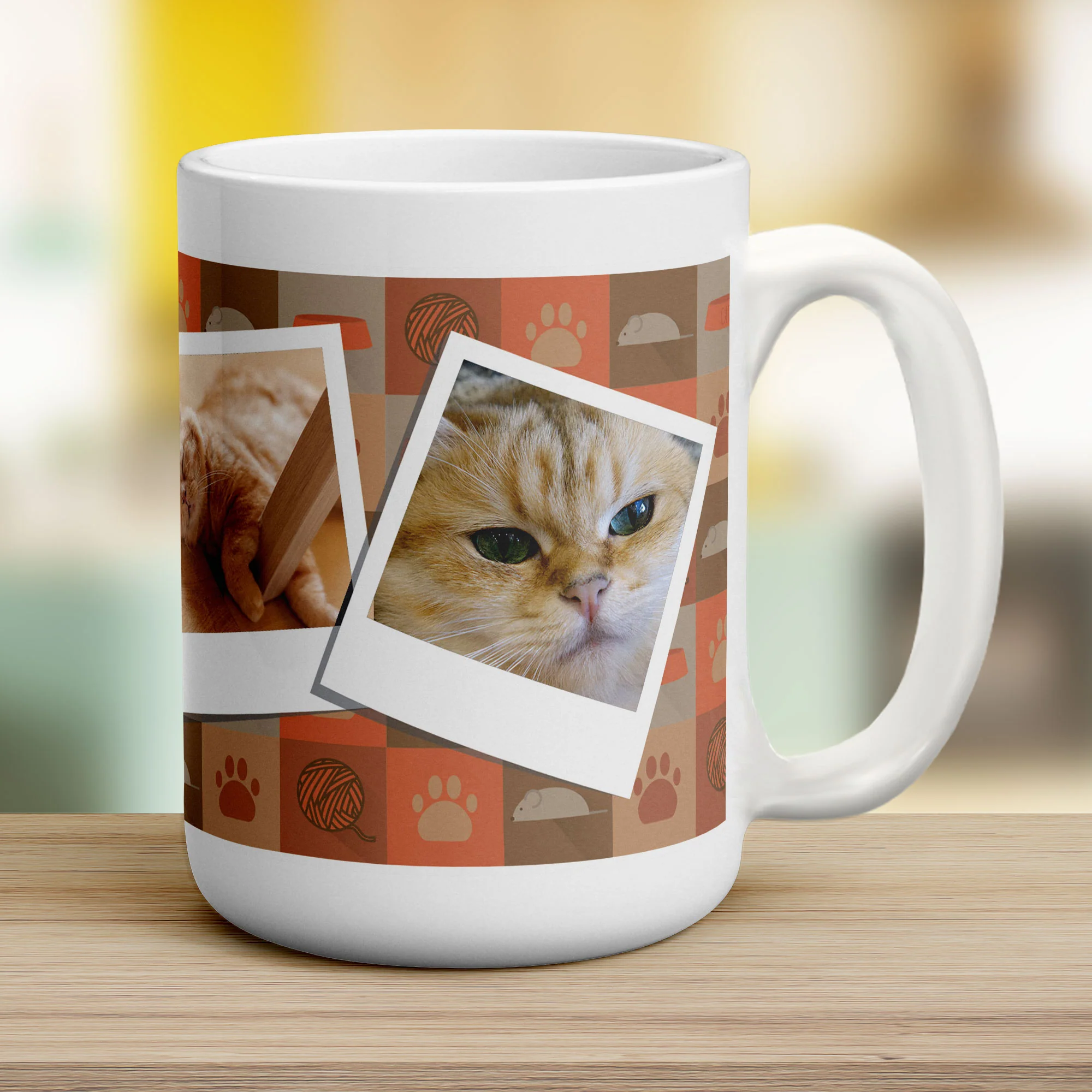 Love Pattern Polaroid Photo Mug - Image 16
