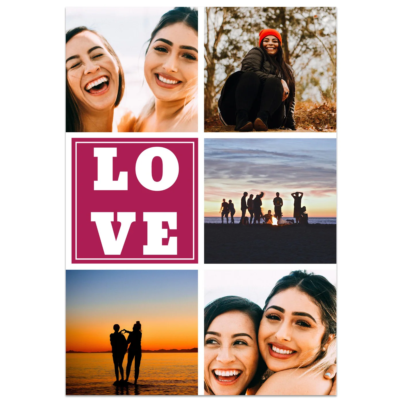 Love Photo Grid Card