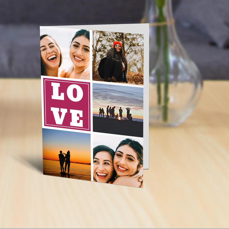 Love Photo Grid Card - Image 2