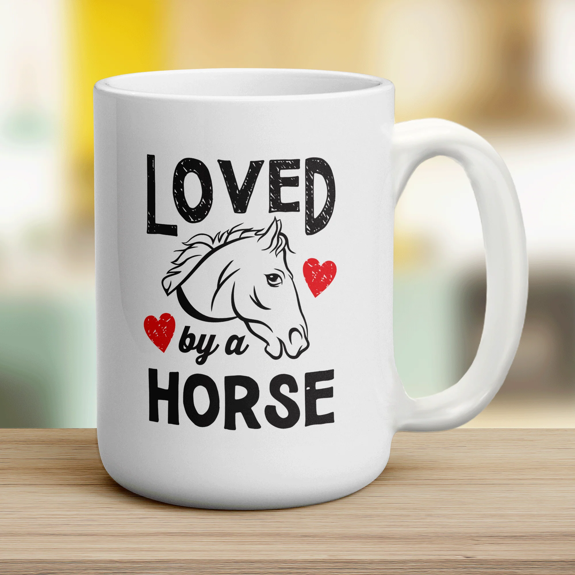 Loved By a Horse Mug - Image 12