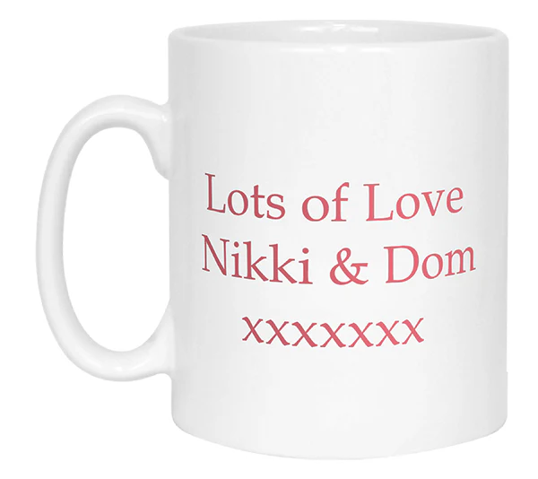 M is for Mummy Message Mug - Image 2