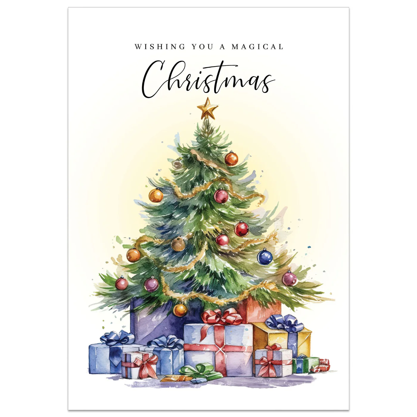 Magical Christmas Tree Card