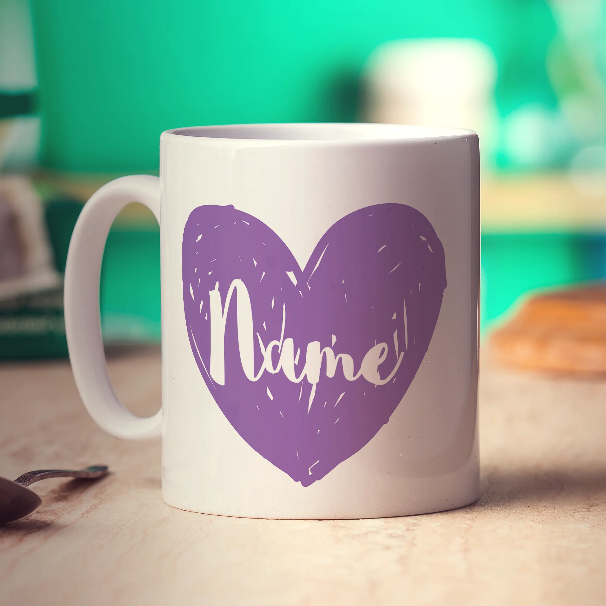 Maid of Honour Heart Name Mug - Image 10