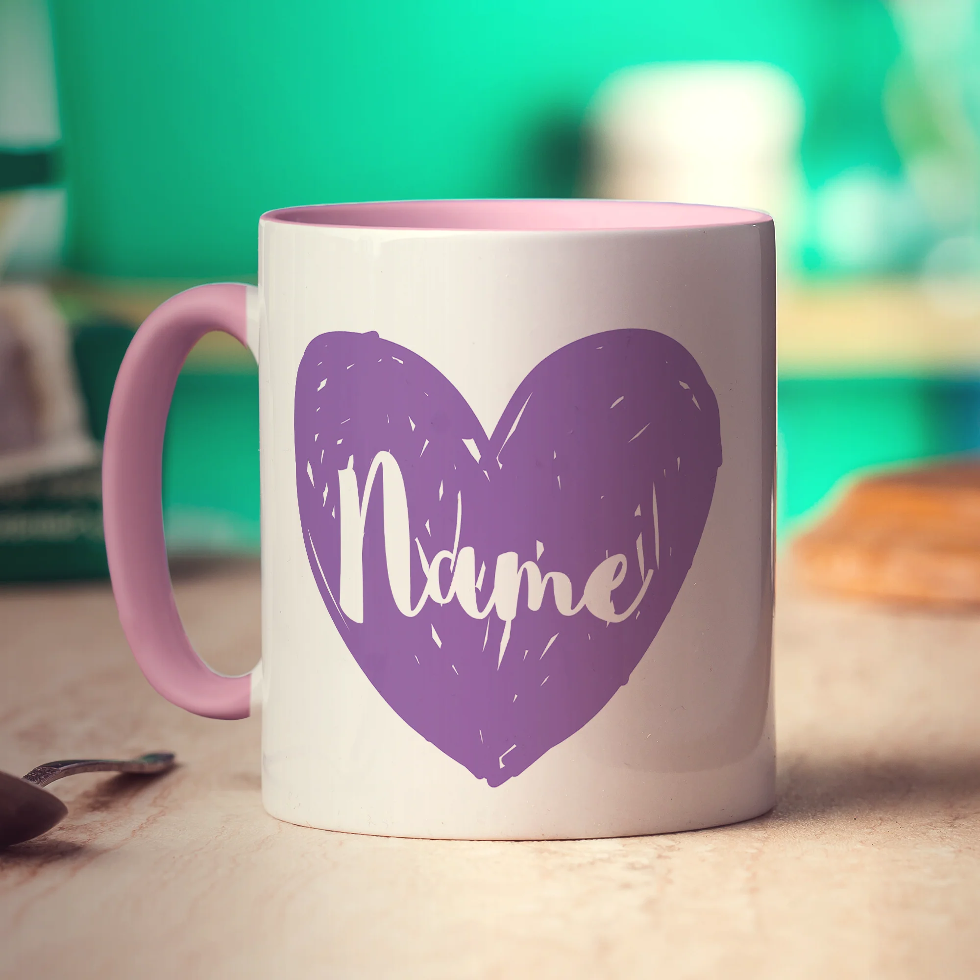 Maid of Honour Heart Name Mug - Image 15