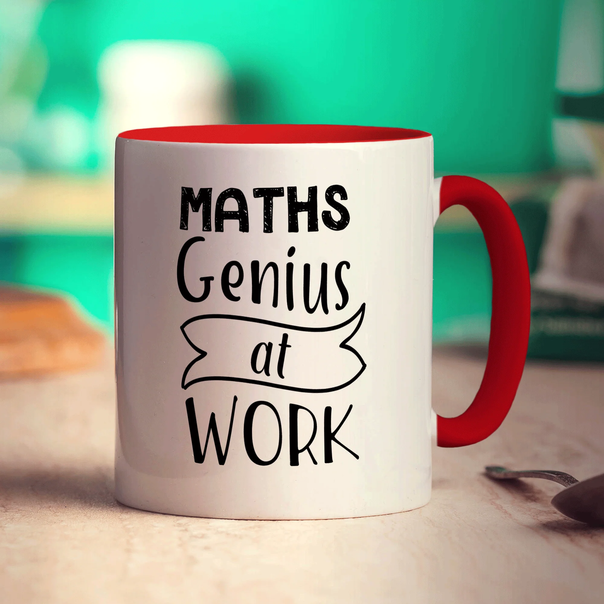 Maths Genius at Work Mug - Image 11