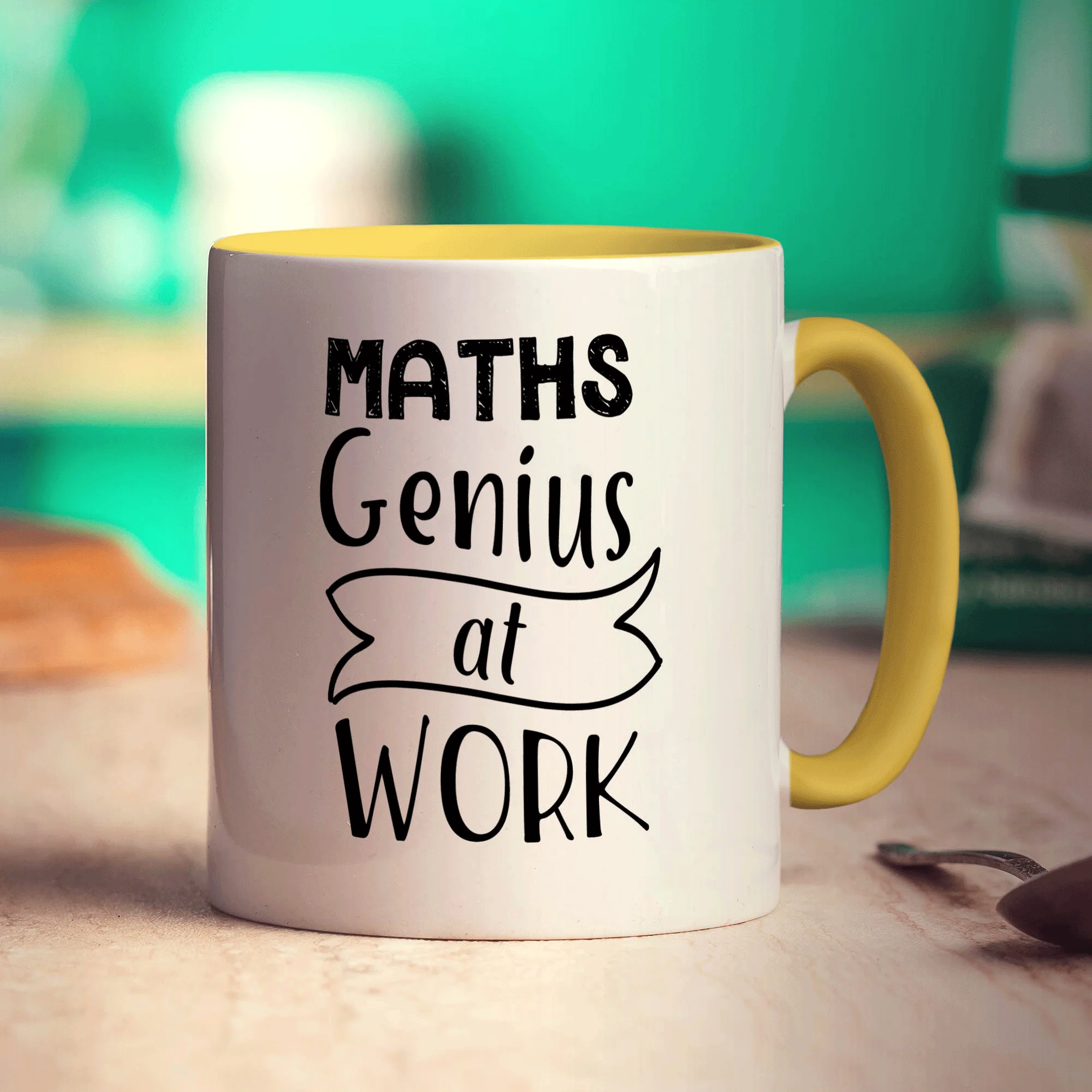 Maths Genius at Work Mug - Image 5
