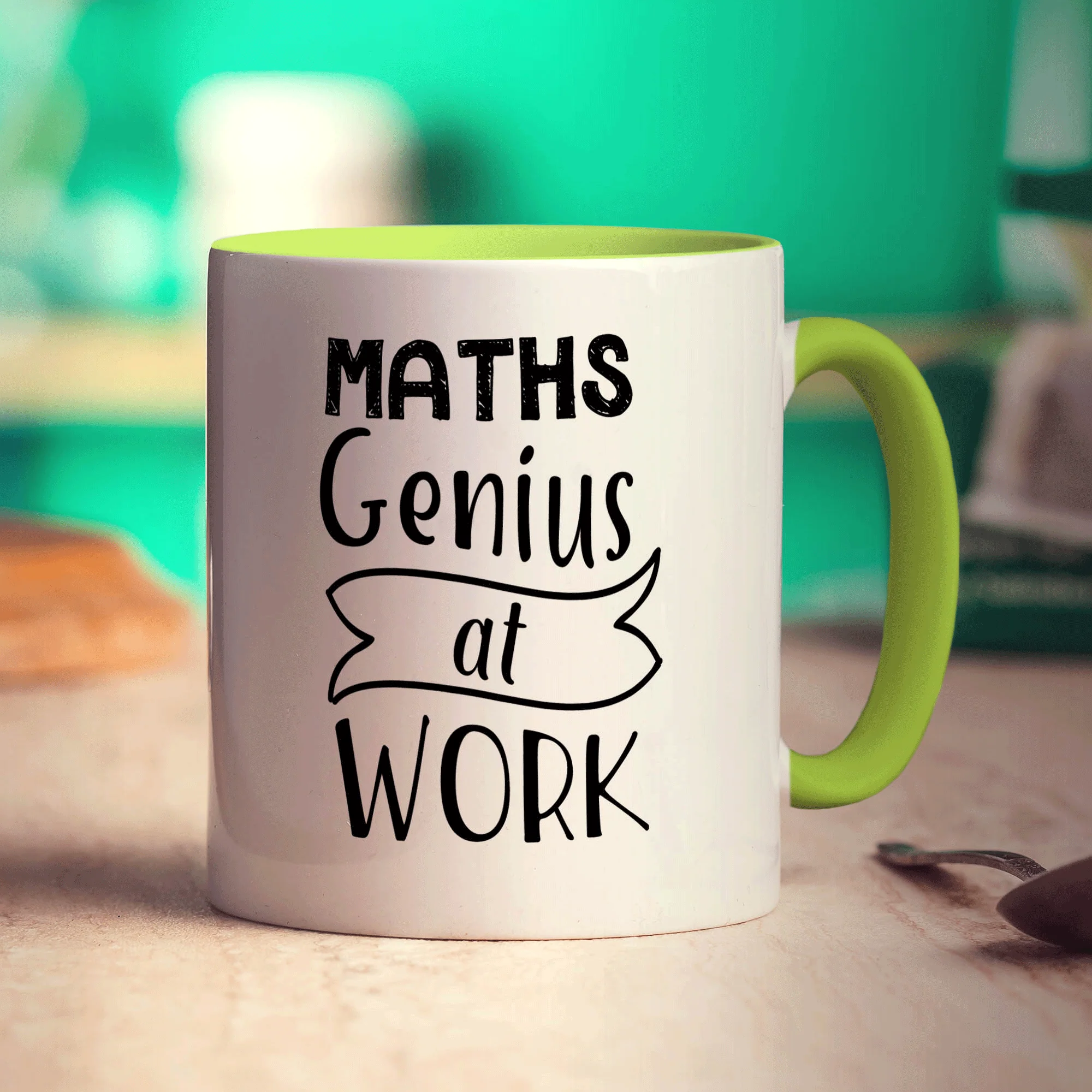 Maths Genius at Work Mug - Image 7