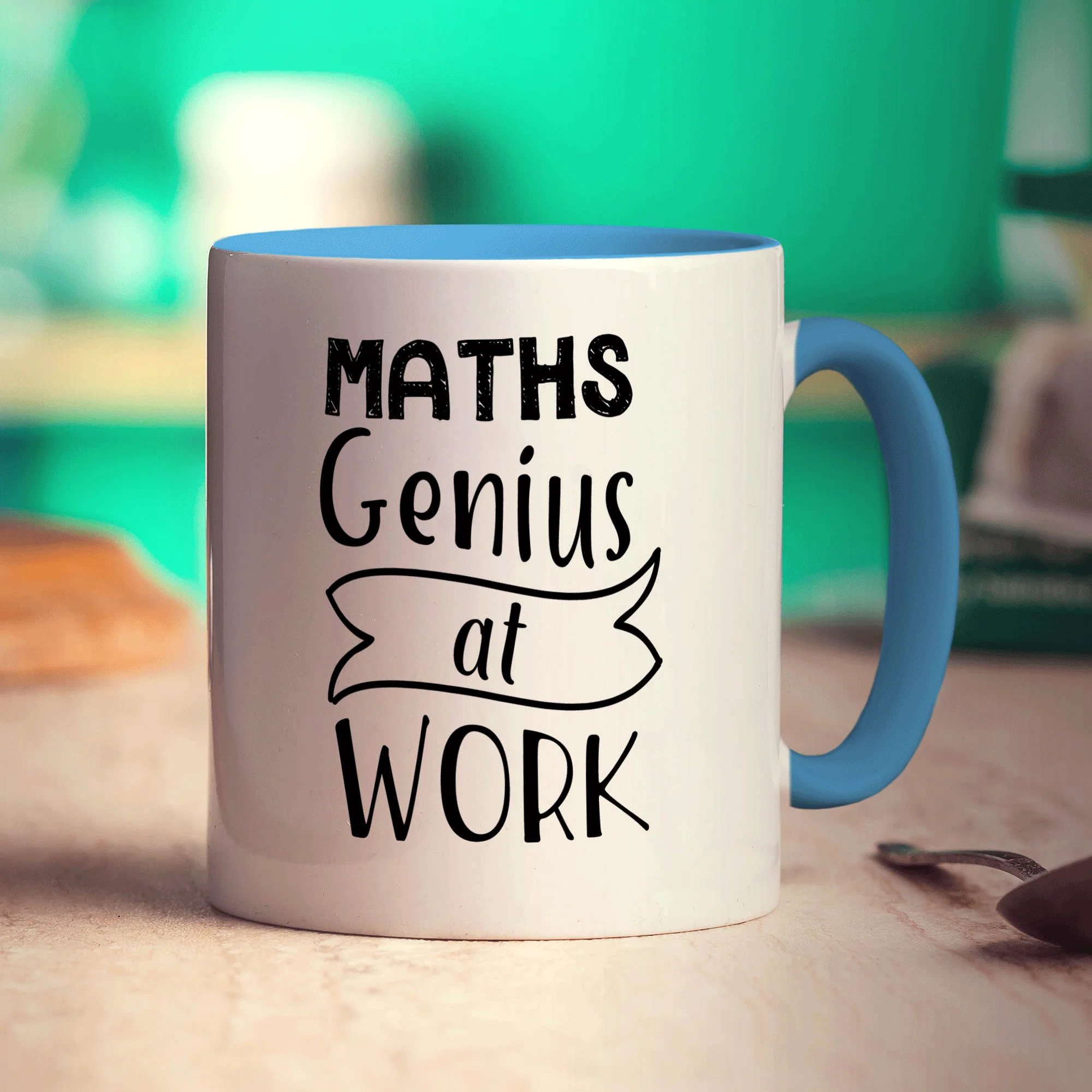 Maths Genius at Work Mug - Image 8