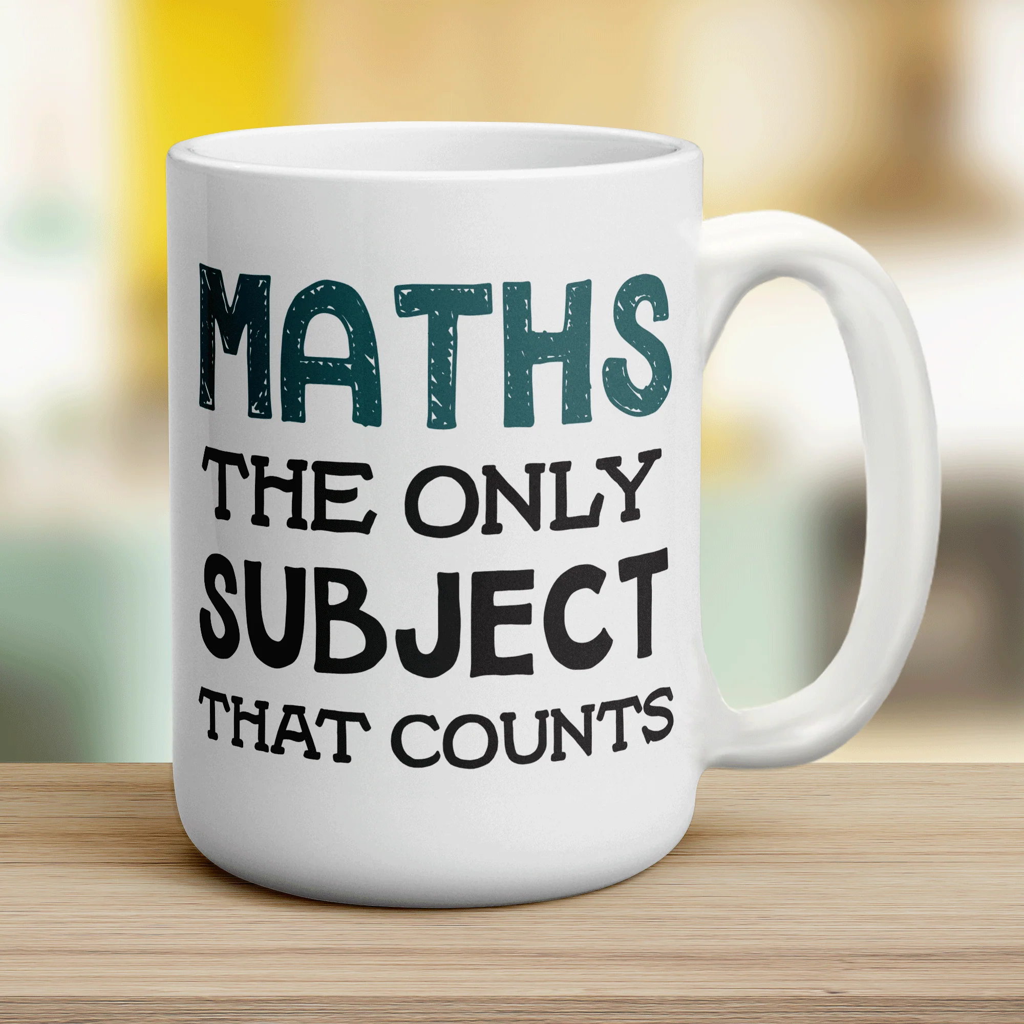 Maths The Only Subject That Counts Mugs - Image 12