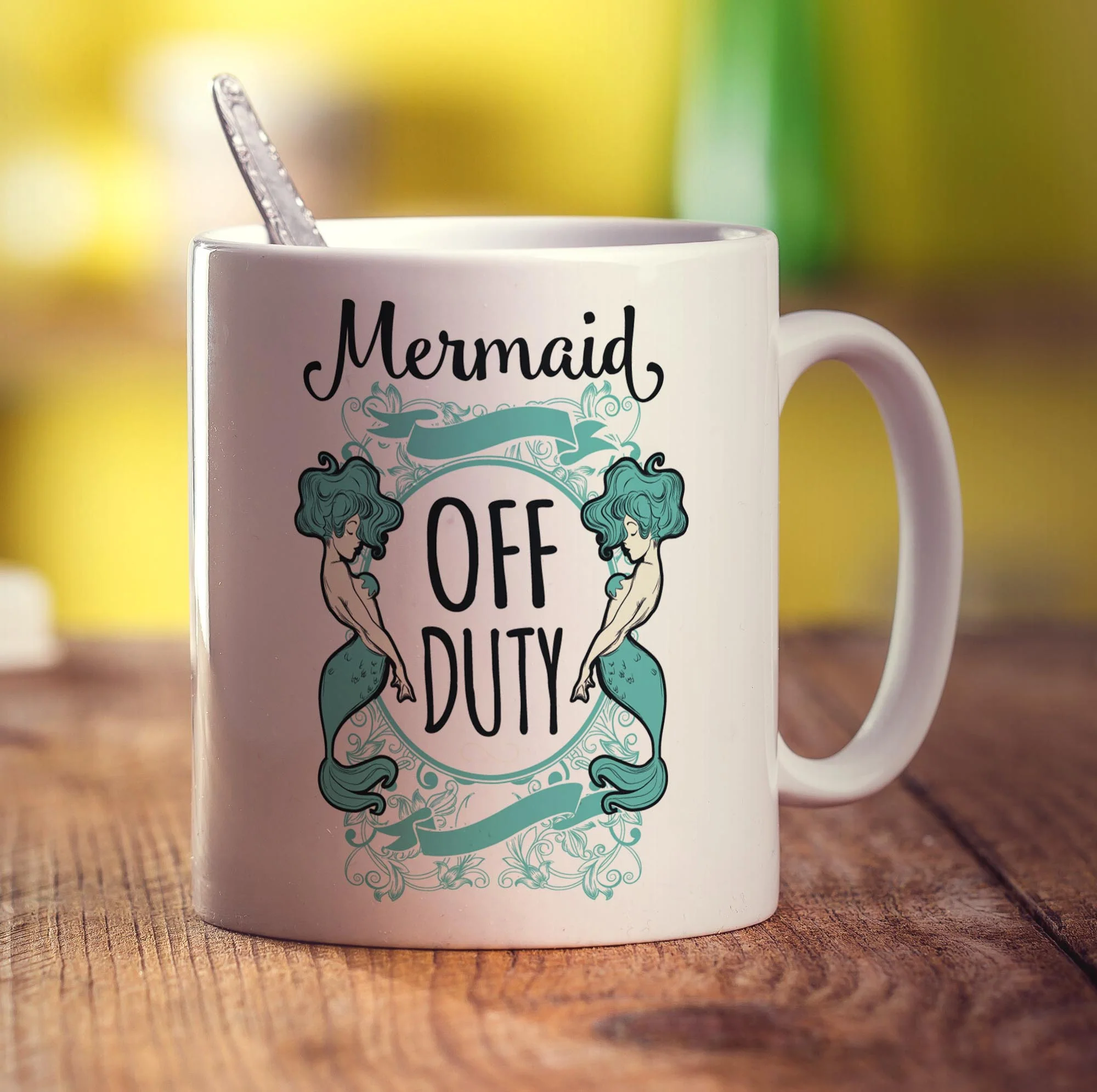 Mermaid Off Duty Mug - Image 3