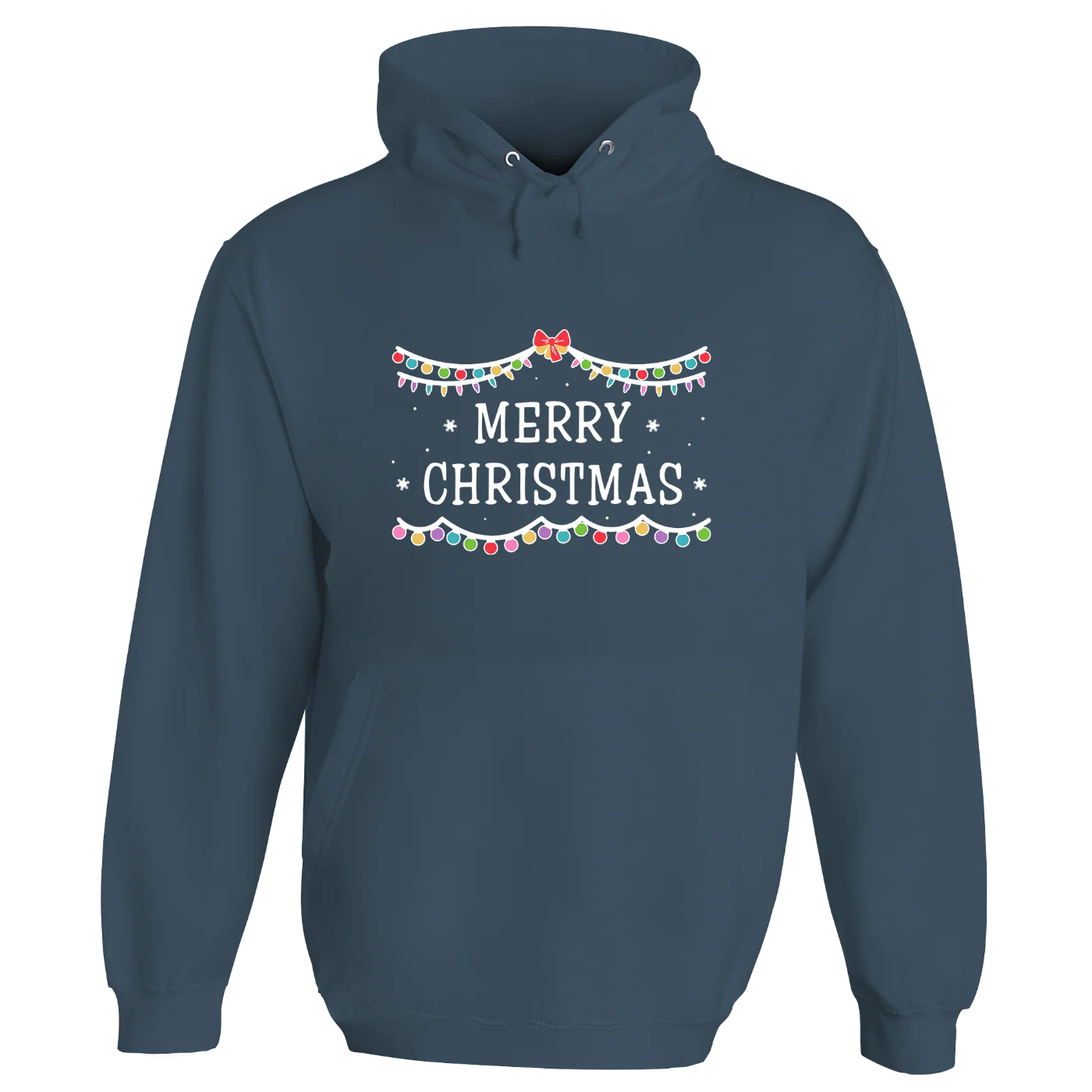 Merry Christmas Festive Lights Hoodie