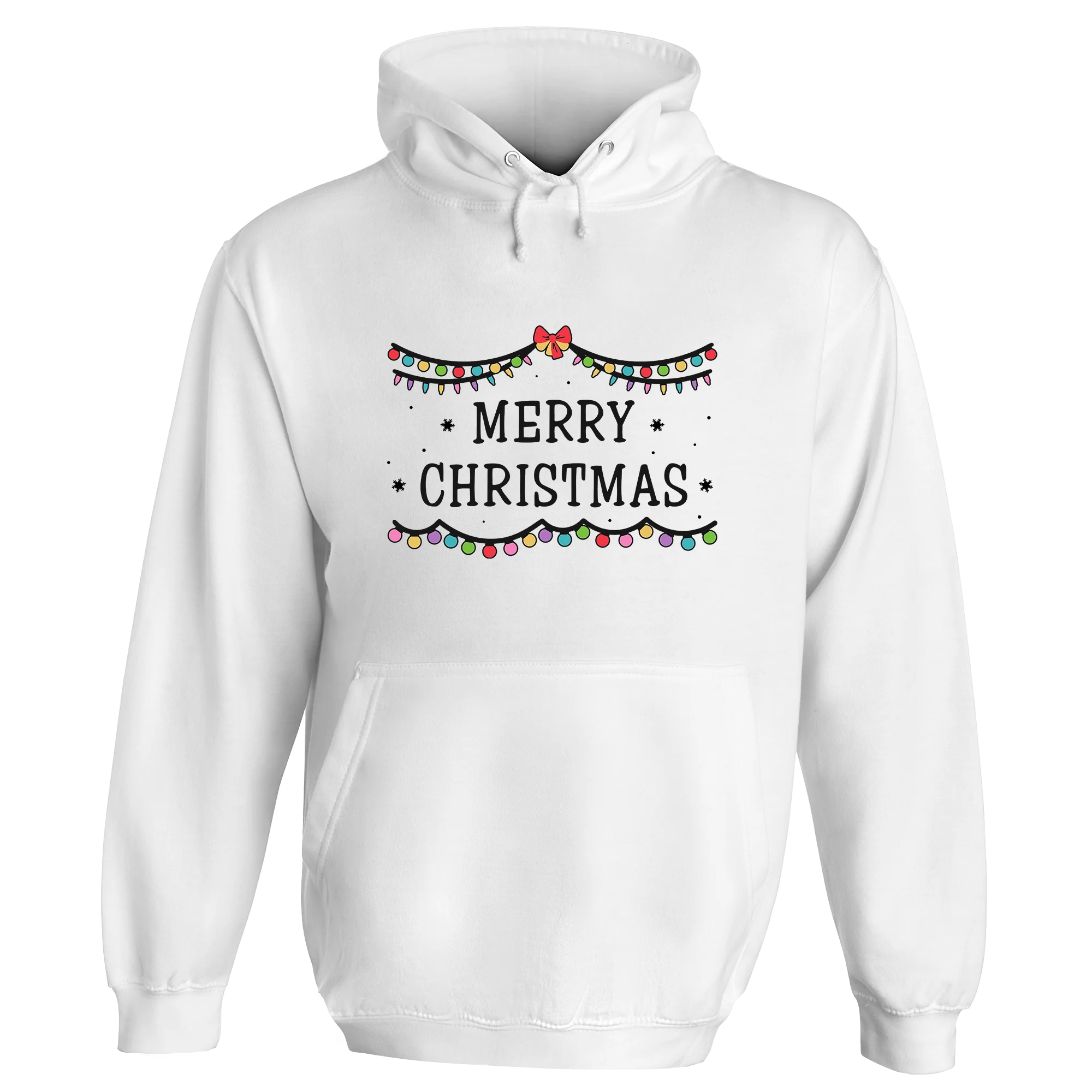 Merry Christmas Festive Lights Hoodie - Image 2