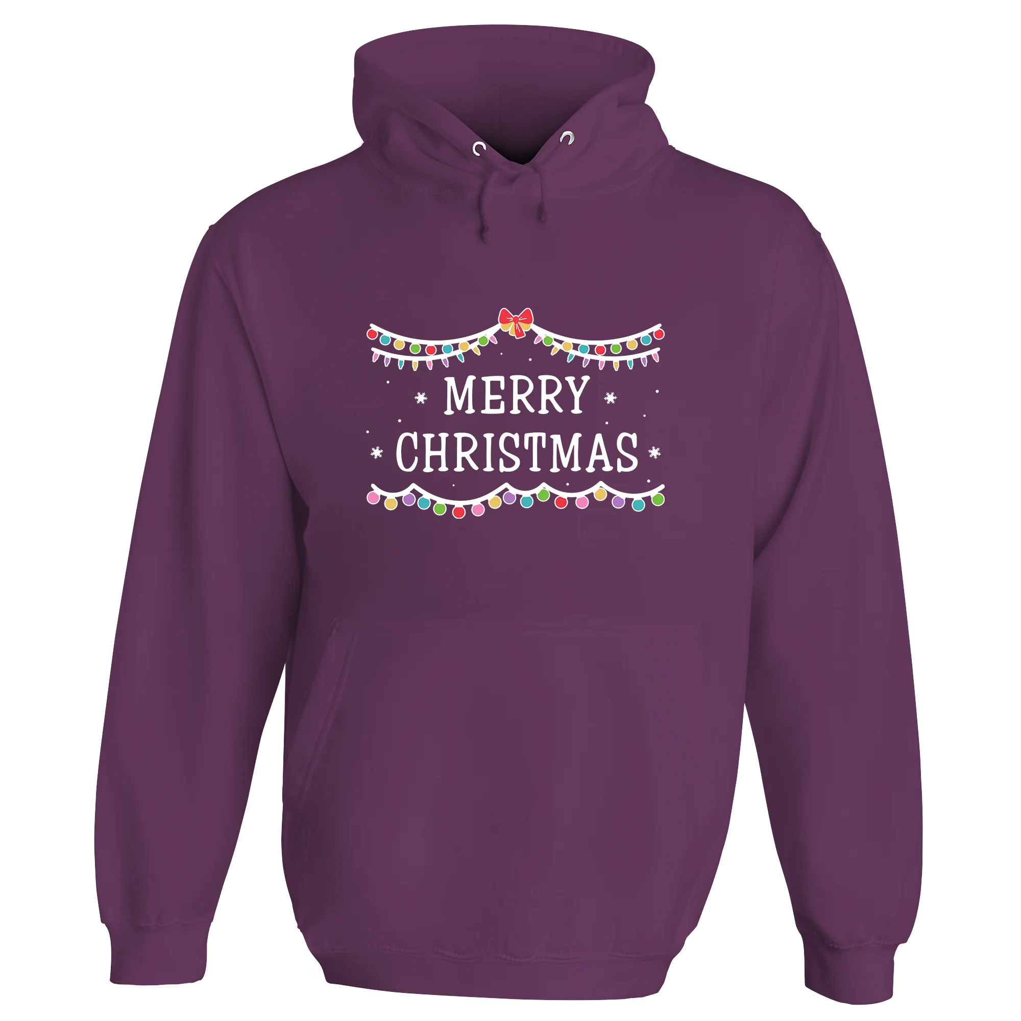 Merry Christmas Festive Lights Hoodie - Image 5