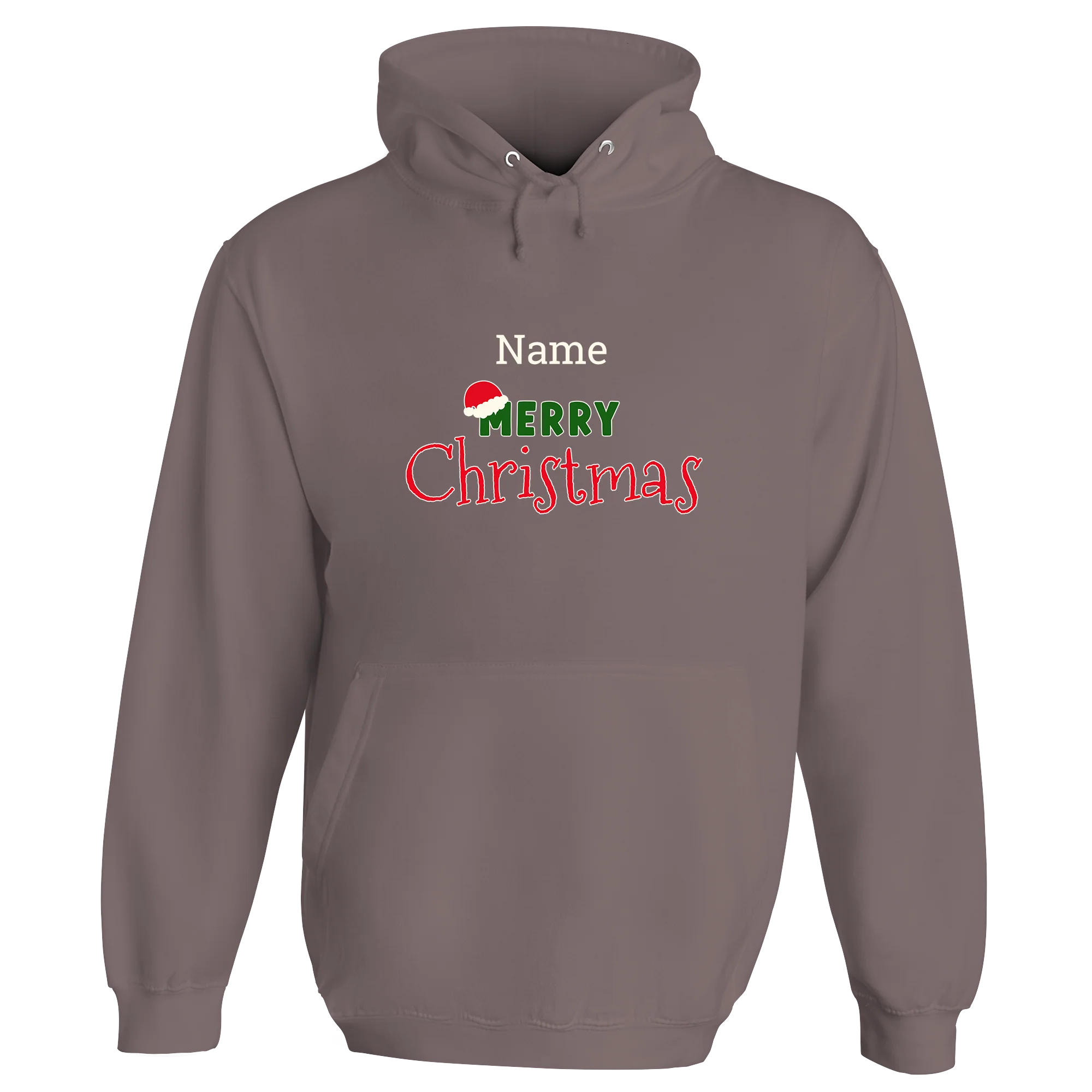 Merry Christmas Santa Hat Personalised Hoodie - Image 8