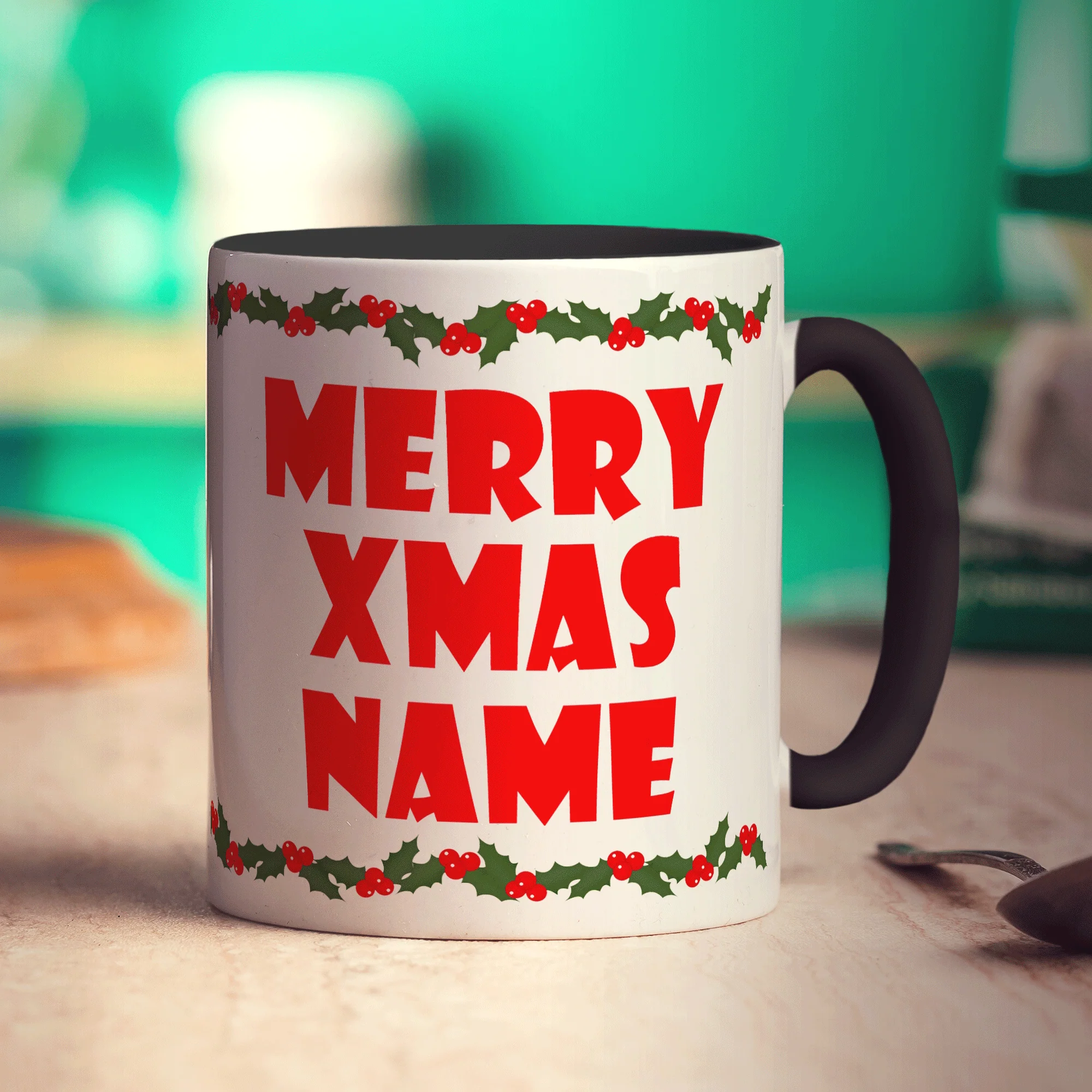 Merry Xmas Name Mug - Image 8