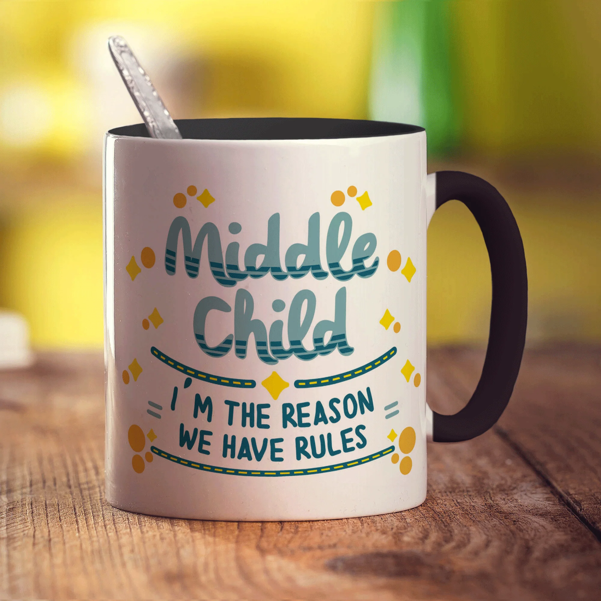 Middle Child - I'm The Reason We Have Rules Mug - Image 10