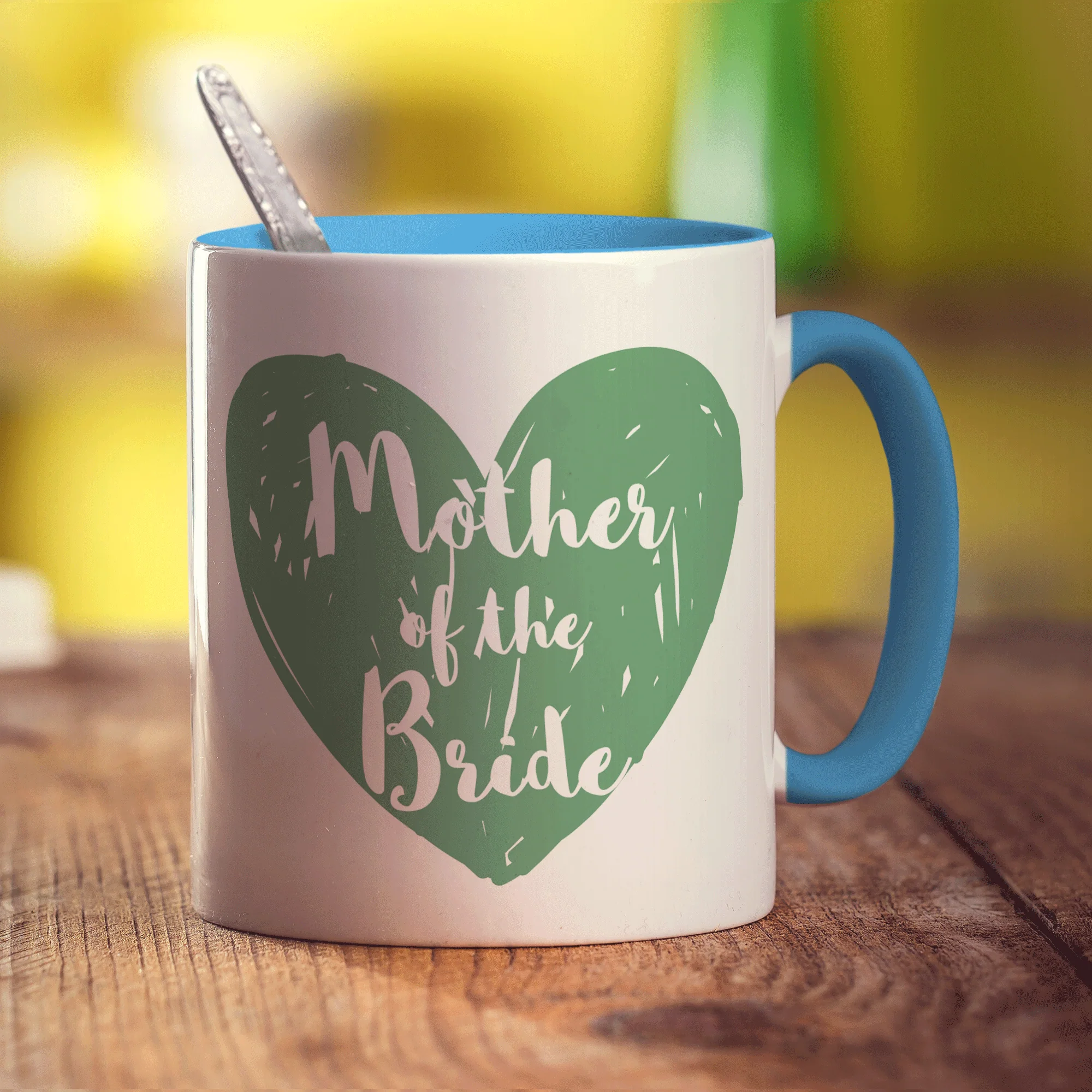 Mother of the Bride Heart Name Mug - Image 12