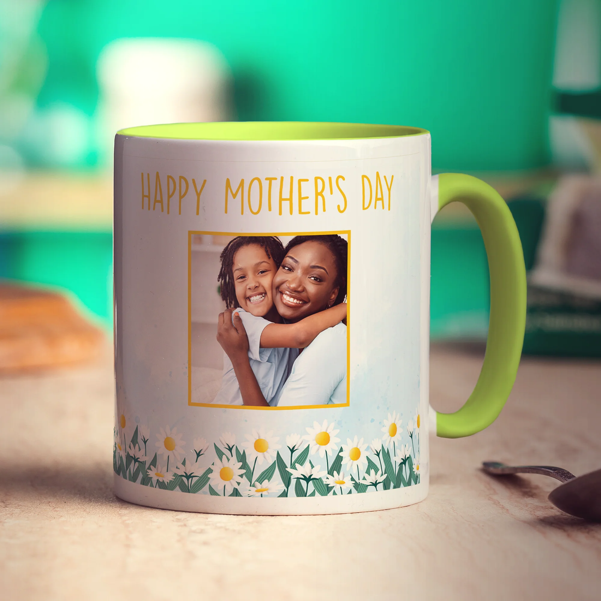 Mother's Day Flower Photo Mug - Image 4