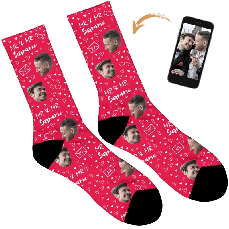 Mr & Mr Wedding Socks - Image 15
